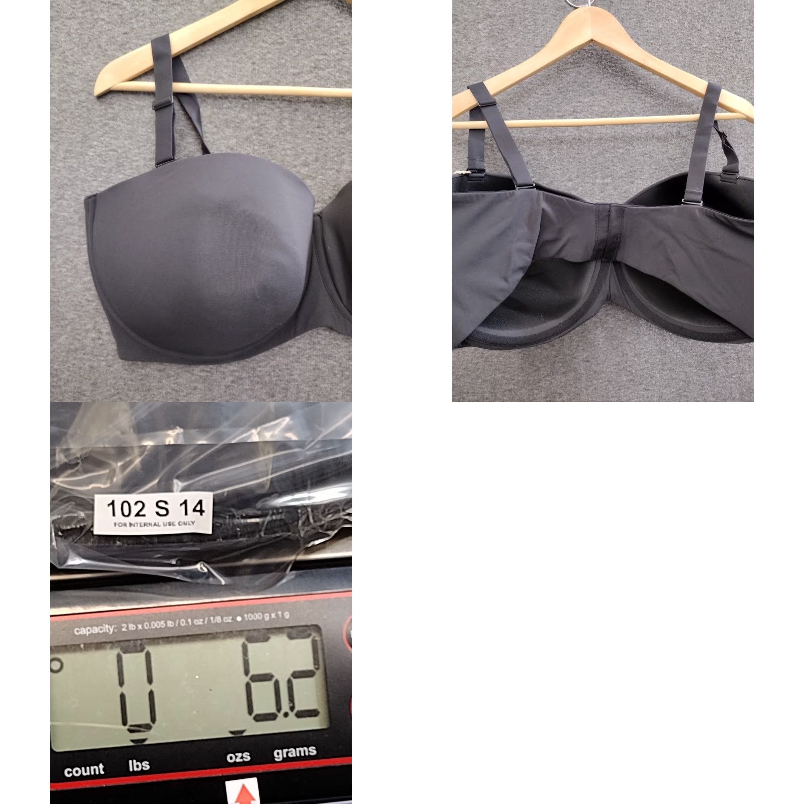 SKIMS SKIMS Fits Everybody Strapless Wired Bra Onyx 44H - Women's Bra - Strapless Underwire - 44H - Black - Designer - 90s? Size ONE SIZE - 8 Thumbnail