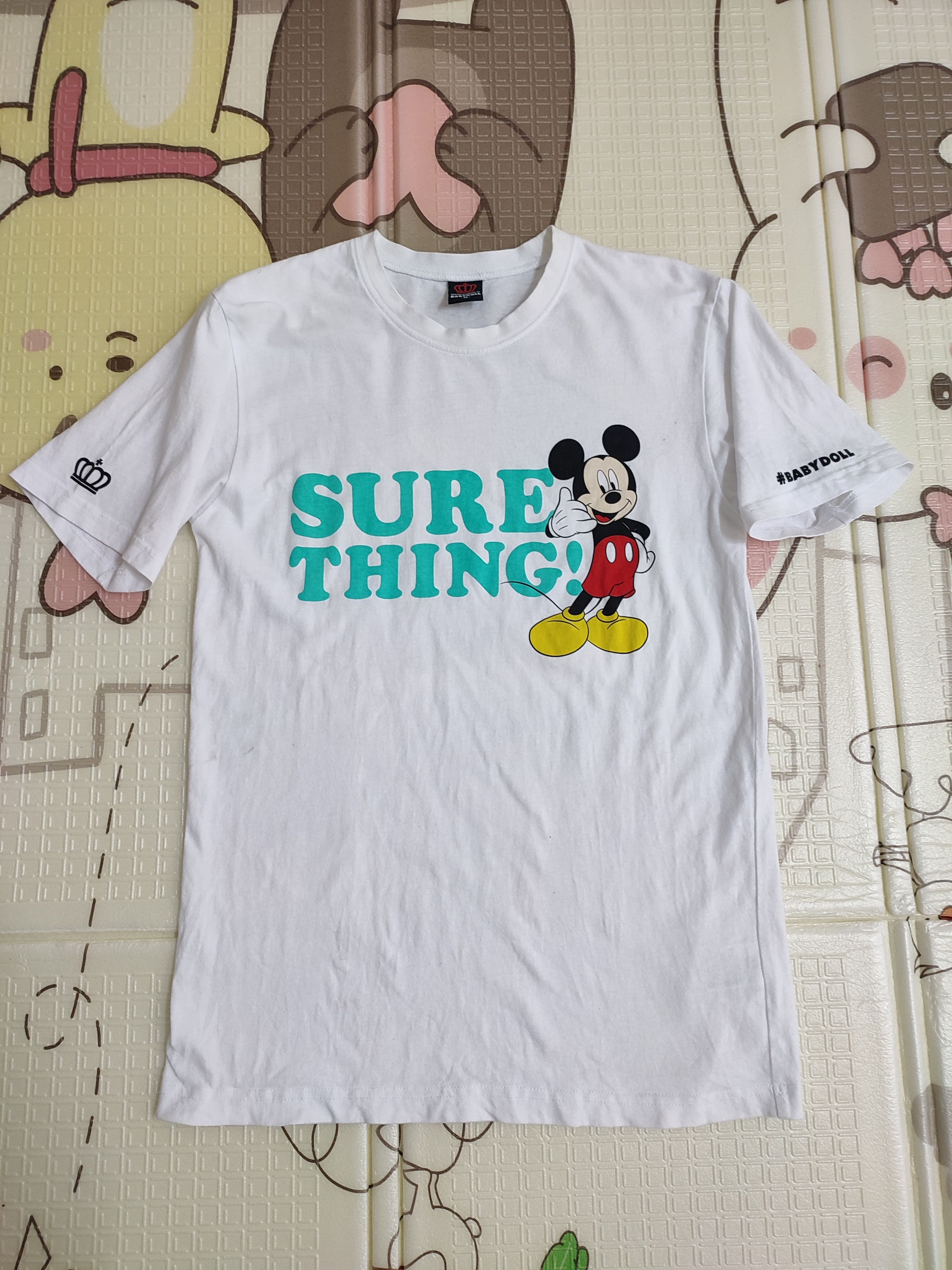 Japanese Brand × Vintage Vintage BabyDoll x Mickey Mouse Surf Thing Size US S / EU 44-46 / 1 - 1 Thumbnail