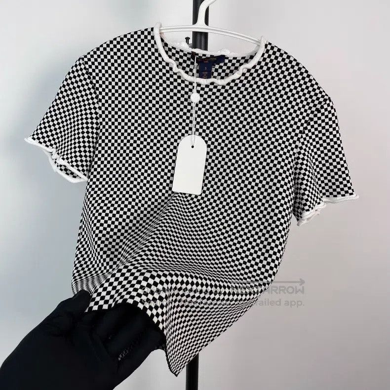 Louis Vuitton Louis Vuitton 2022ss black and white checkerboard short sl Size S / US 4 / IT 40 - 6 Thumbnail