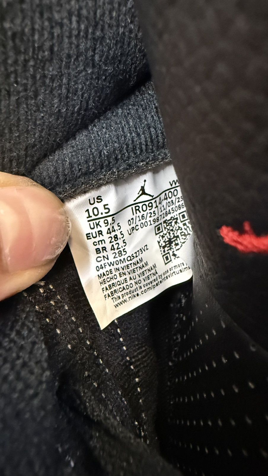 Jordan Brand Jordan retro 3 black levi Size US 10.5 / EU 43-44 - 8 Thumbnail