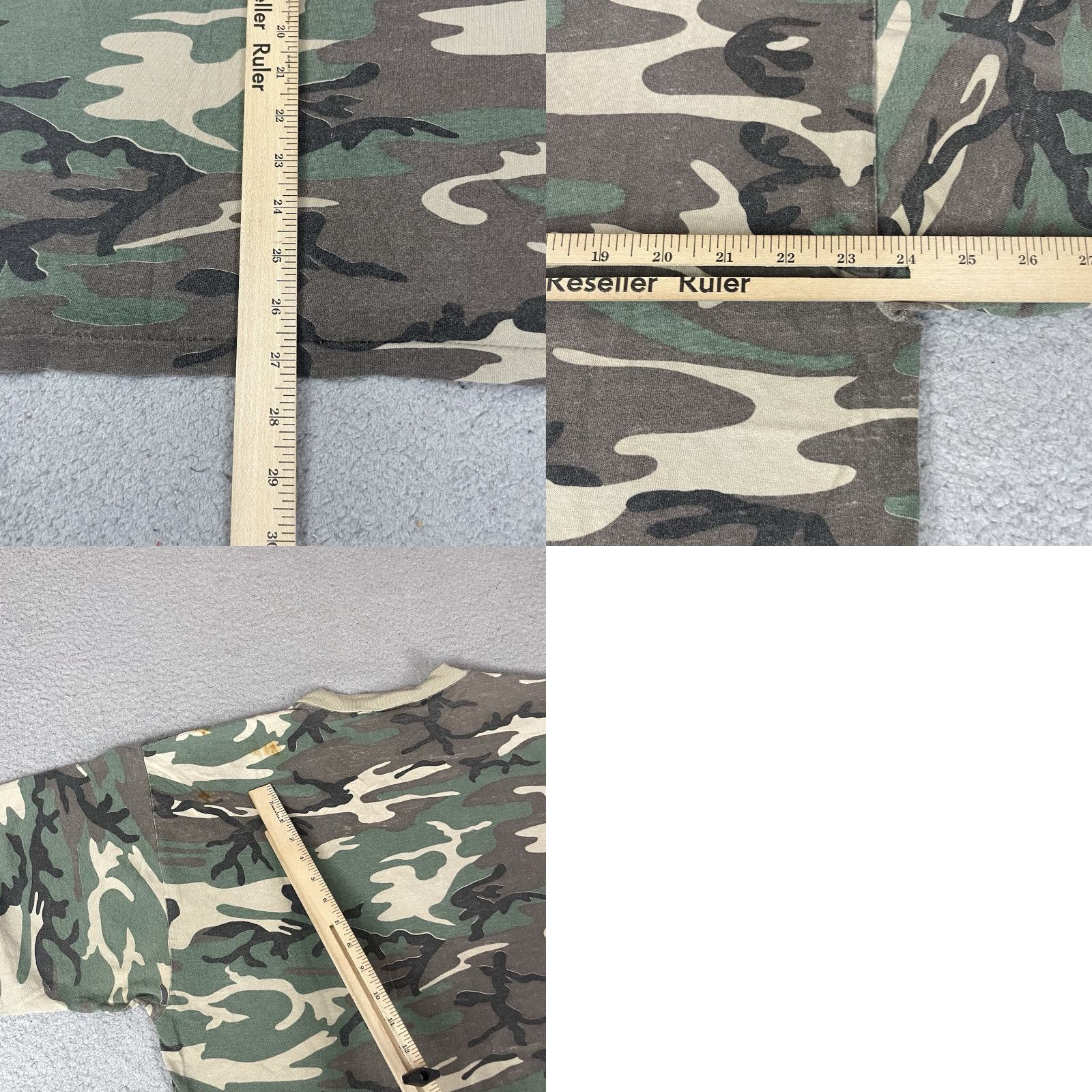 Vintage VINTAGE Sasquatch Shirt Adult 2XL Green Camouflage Hunting Distressed Graphic Tee Mens 1990s Brown Green Camouflage 2XL Retro Faded Size US XXL / EU 58 / 5 - 9 Thumbnail
