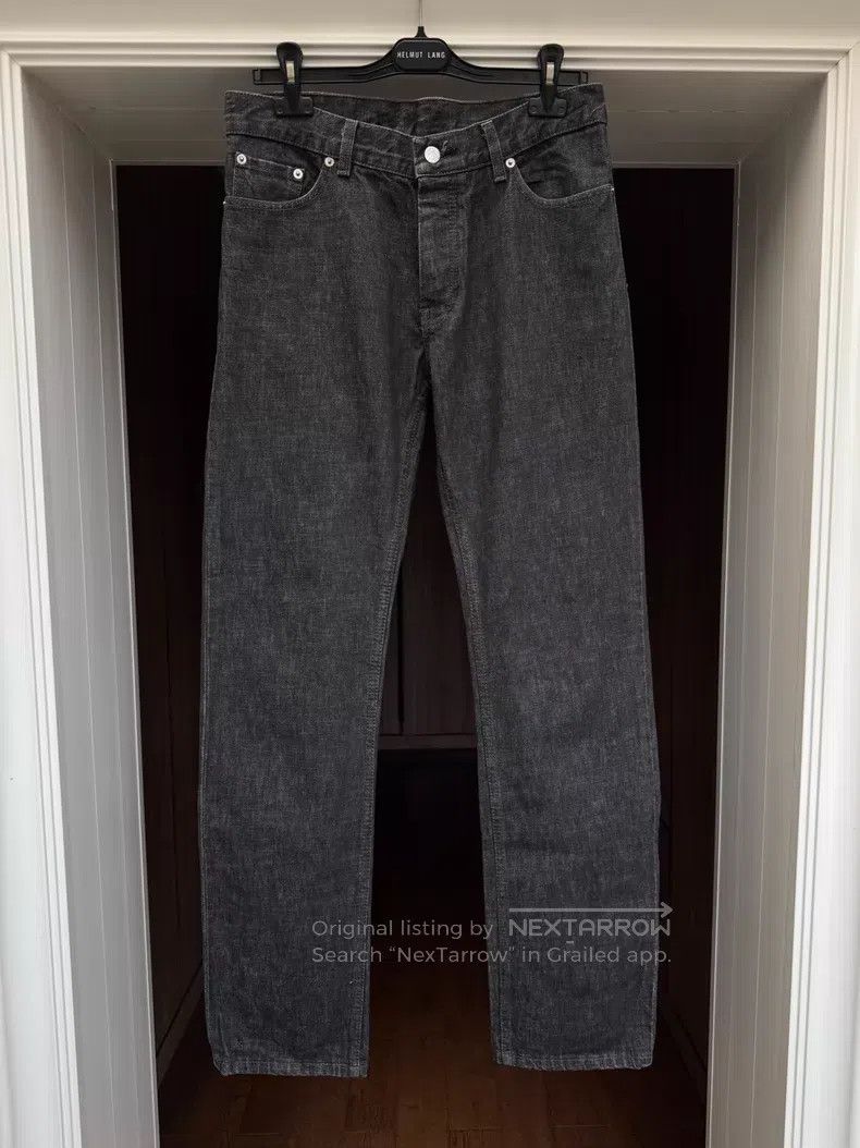 Helmut Lang Helmut Lang Green Stripe Raw Denim Size US 32 / EU 48 - 2 Thumbnail