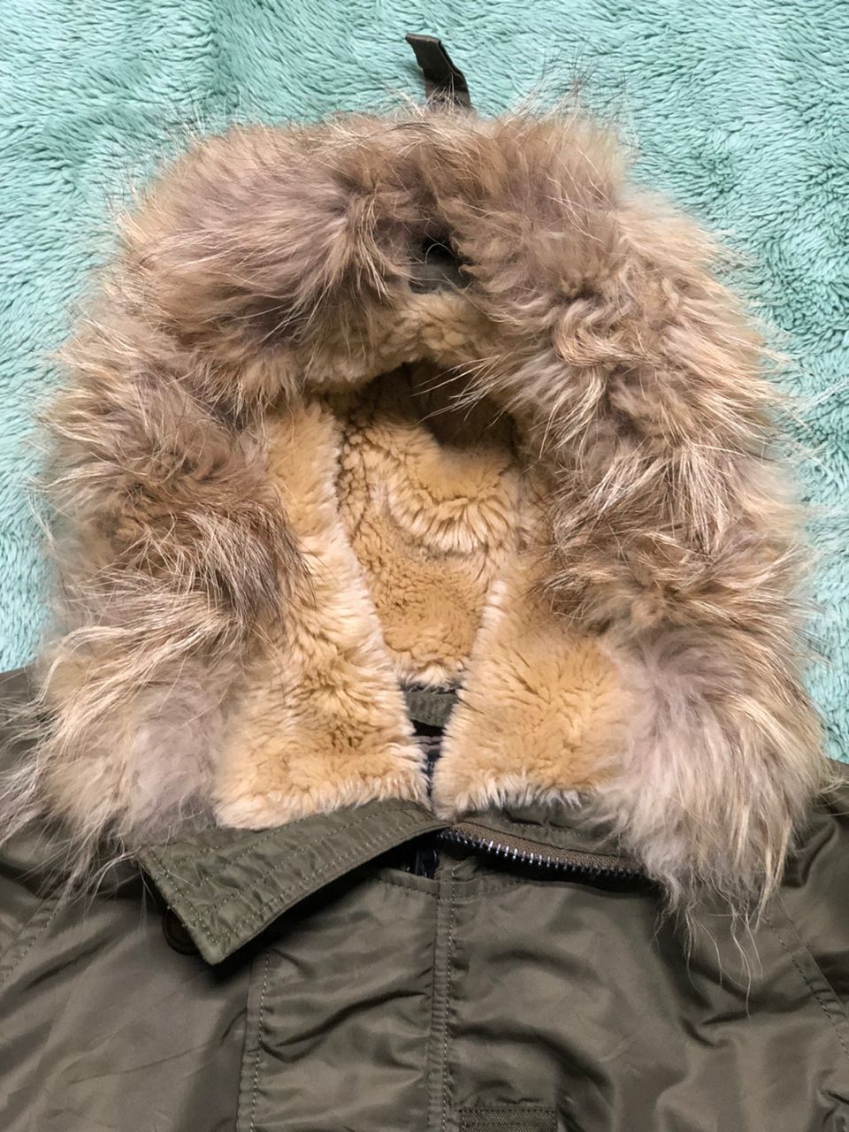 If Six Was Nine AMERICAN RAG CIE BOMBER JACKET FUR HOODED MILITARY JACKET Size US M / EU 48-50 / 2 - 5 Thumbnail
