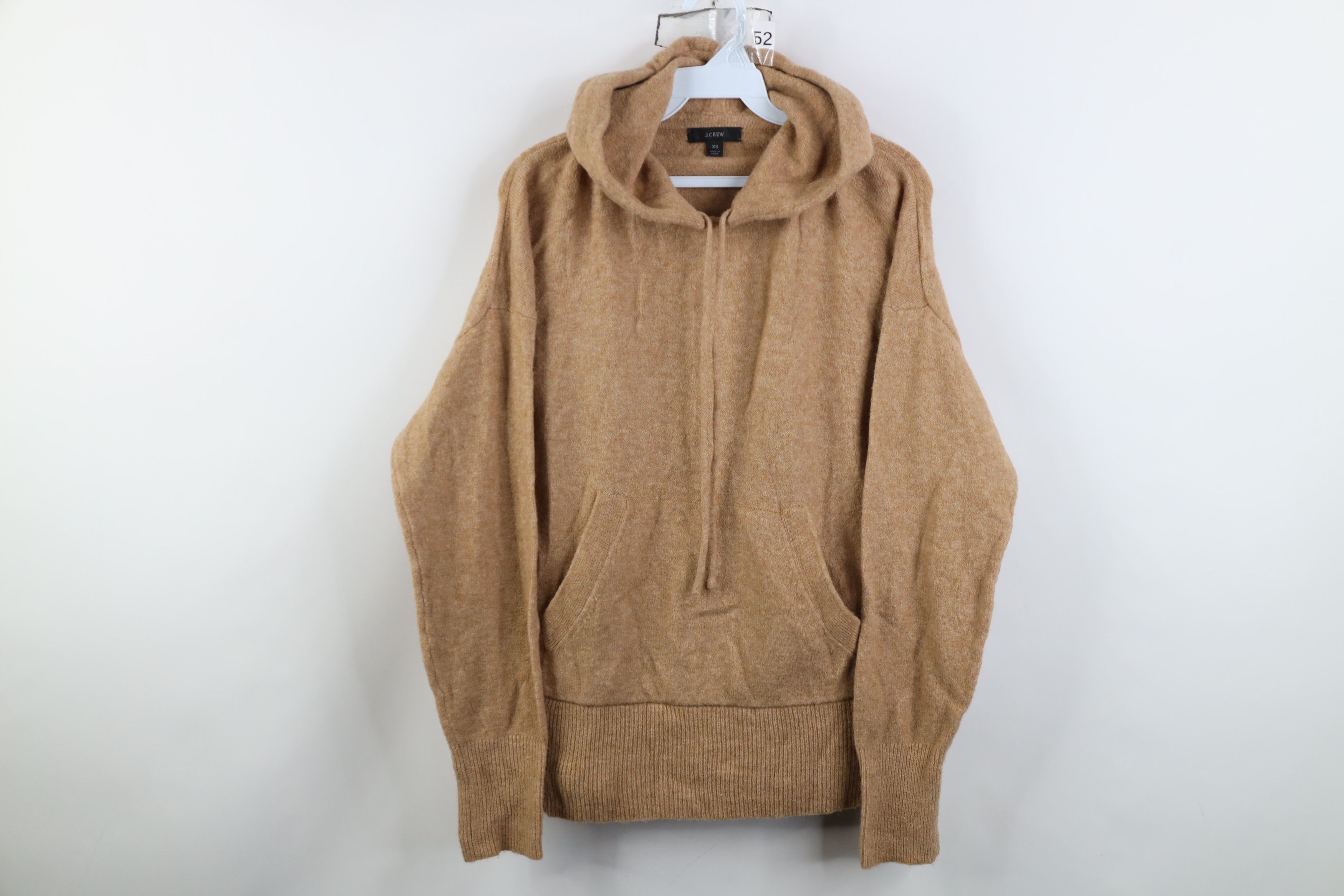 J.Crew J Crew Merino Wool Alpaca Supersoft Yarn Knit Hoodie Sweater Size XS / US 0-2 / IT 36-38 - 1 Thumbnail
