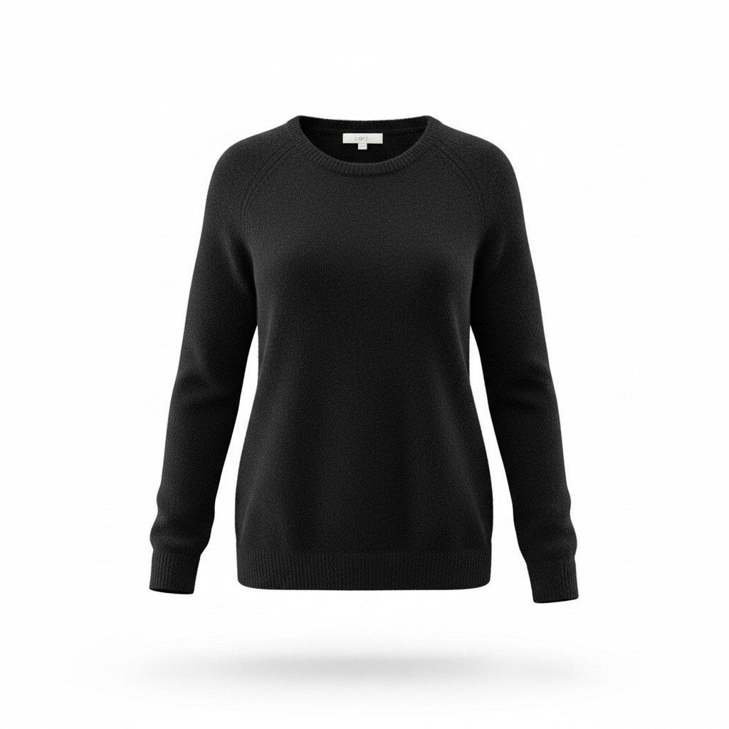 Loft LOFT Women’s Black Knit Sweater Size Small Crew Neck Size S / US 4 / IT 40 - 1 Thumbnail