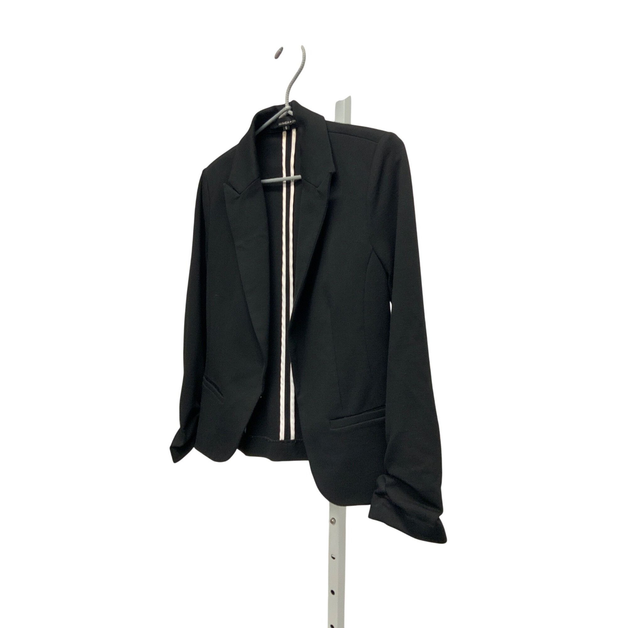 Other Amanda + Chelsea Black Ponte Blazer Soft Construction Size M / US 6-8 / IT 42-44 - 12 Thumbnail