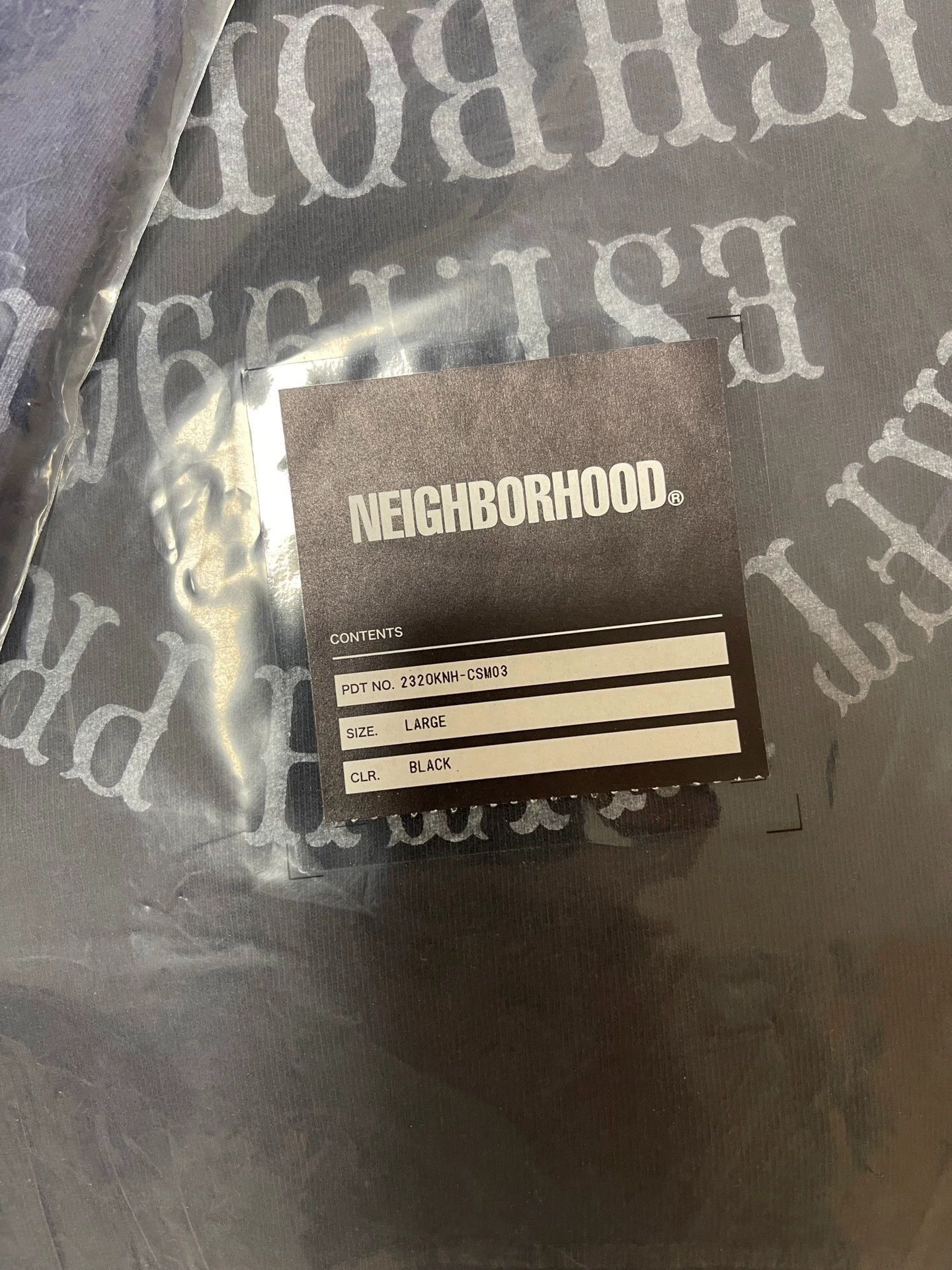 Neighborhood NEIGHBORHOOD DAMAGE CREWNECK LS Distressed Painted Size US L / EU 52-54 / 3 - 4 Thumbnail