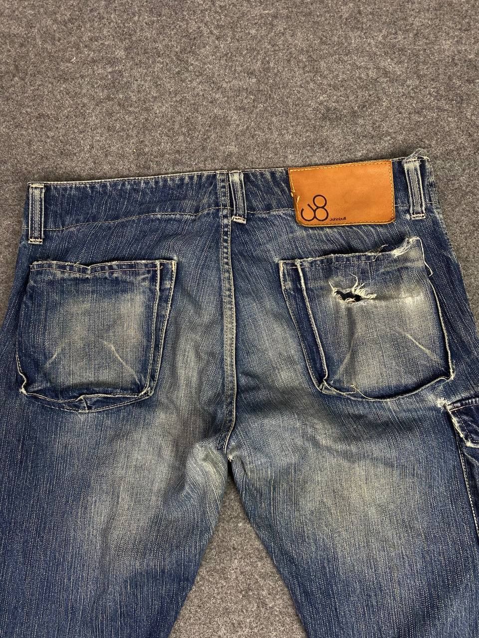 Johnbull johnbull japan single side pocket distressed denim Size US 34 / EU 50 - 3 Thumbnail