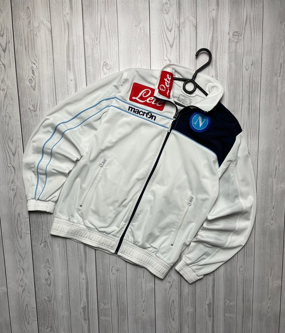 Vintage Vintage Macron Napoli soccer jacket logo size S logo Size US S / EU 44-46 / 1 - 1 Thumbnail