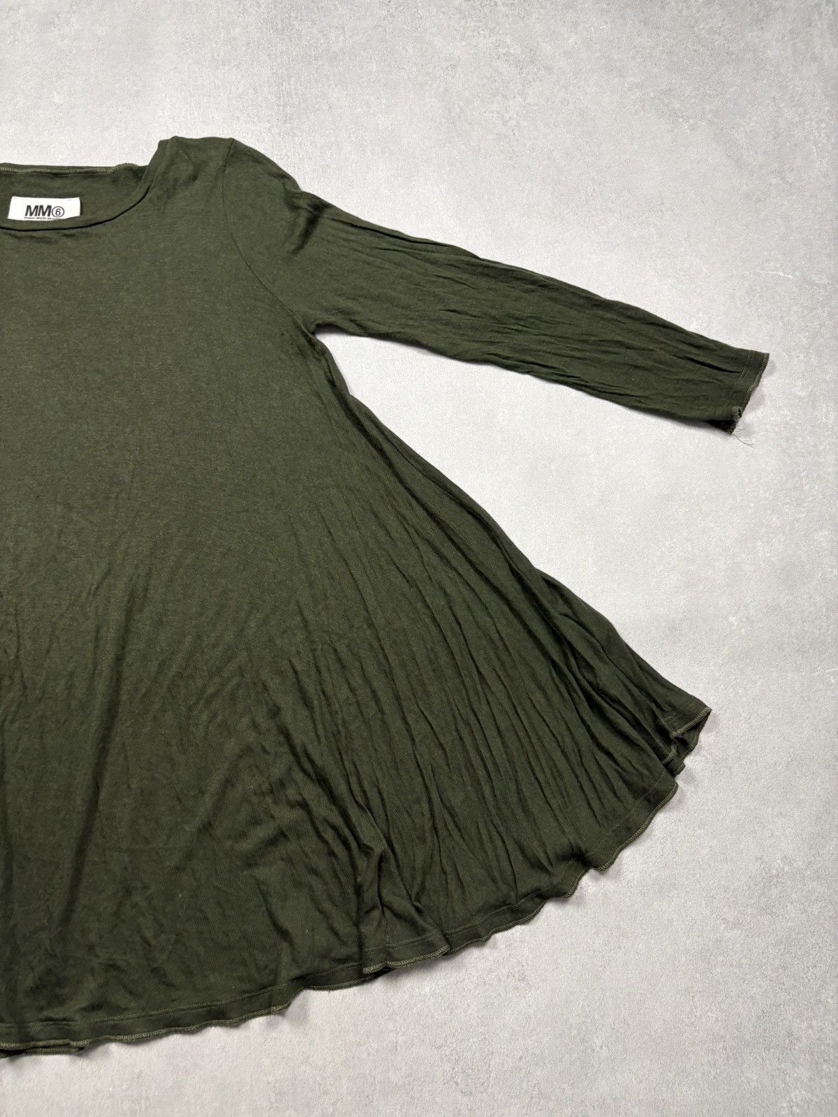 Maison Margiela Maison Margiela MM6 Draped Asymmetric Long Sleeve Dress M Size M / US 6-8 / IT 42-44 - 7 Thumbnail
