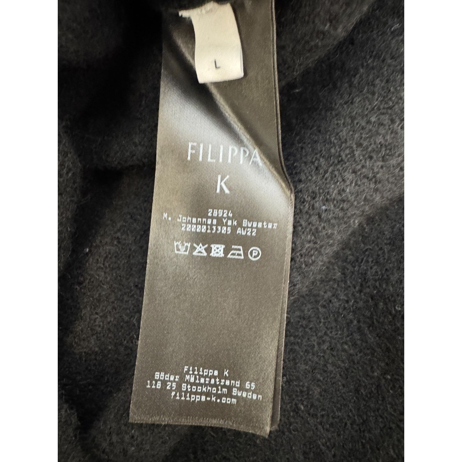 Filippa K Filippa K Johannes Sweater in Wool / Yak Blend L (Fits M) Size US L / EU 52-54 / 3 - 7 Thumbnail