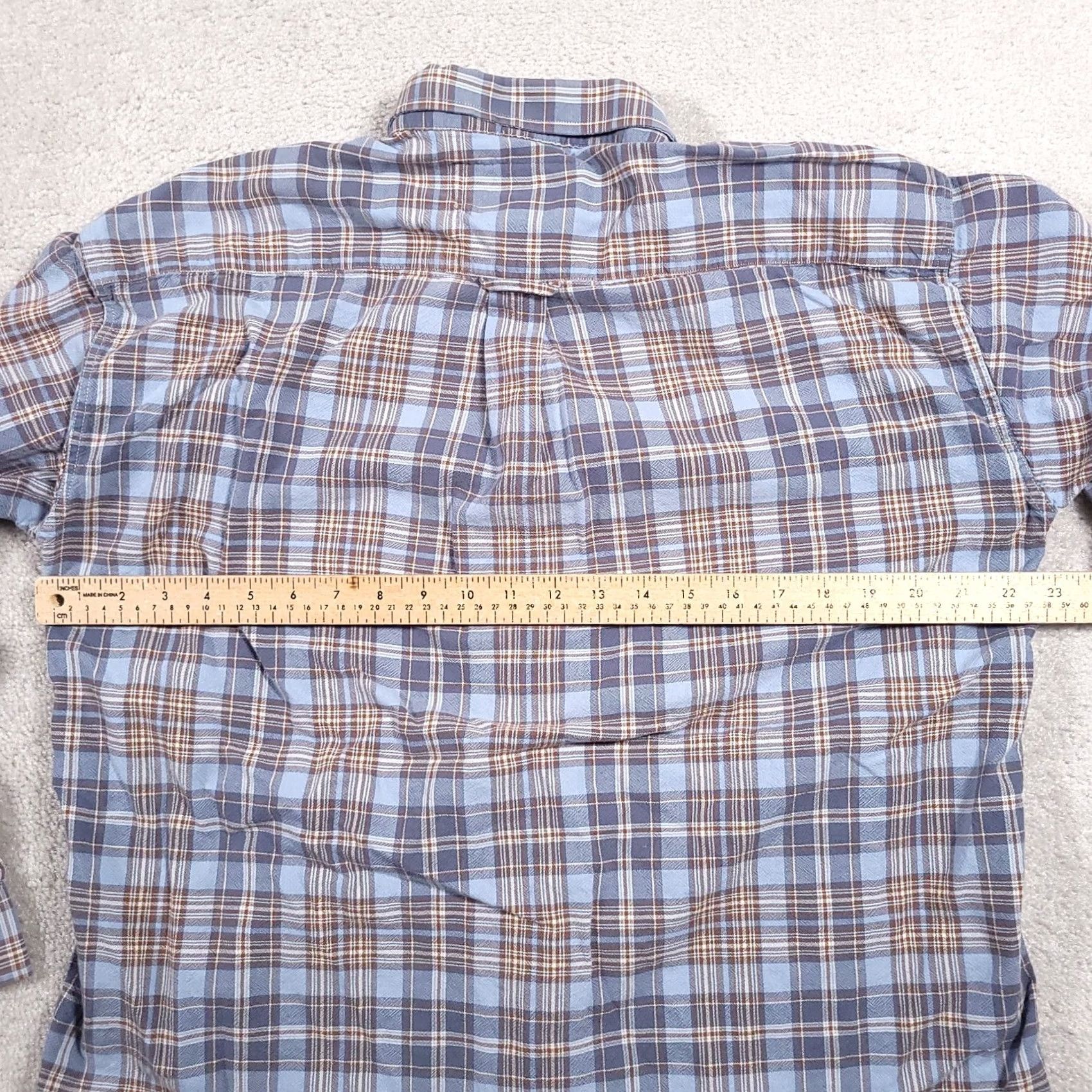 Vintage VINTAGE BlueStream Outdoors Plaid Long Sleeve Fishing Shirt Mens L Blue Button Up Size US L / EU 52-54 / 3 - 7 Thumbnail