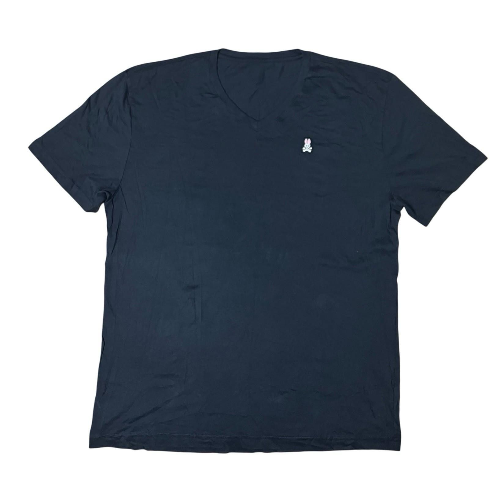 Psycho Bunny Psycho Bunny T-Shirt Mens XL Navy Blue Golf Logo V-Neck Size US XL / EU 56 / 4 - 9 Thumbnail