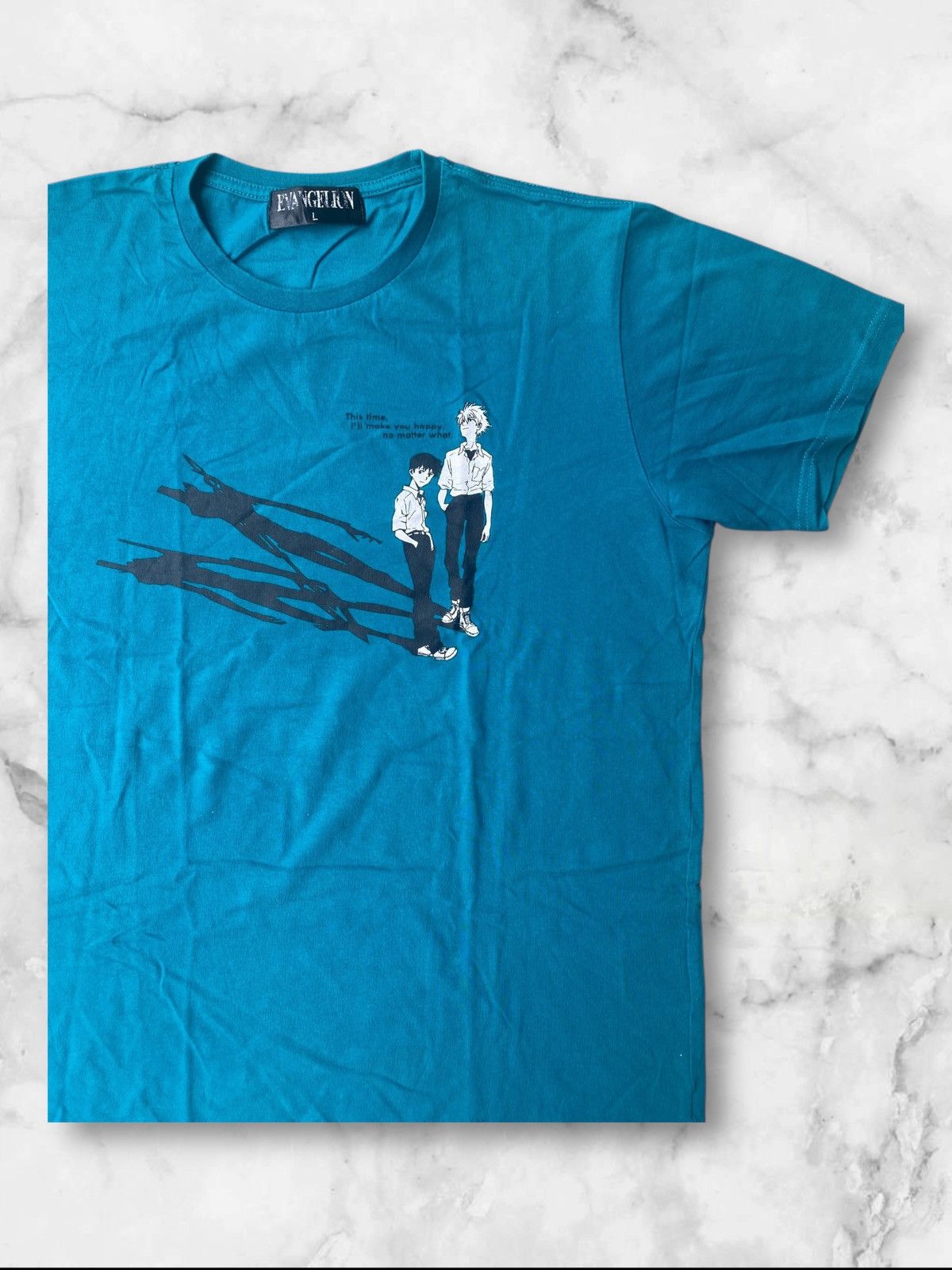 Anime Evangelion Kaworu & Shinji Graphic Tee – Rare Anime Shirt Size US L / EU 52-54 / 3 - 2 Thumbnail