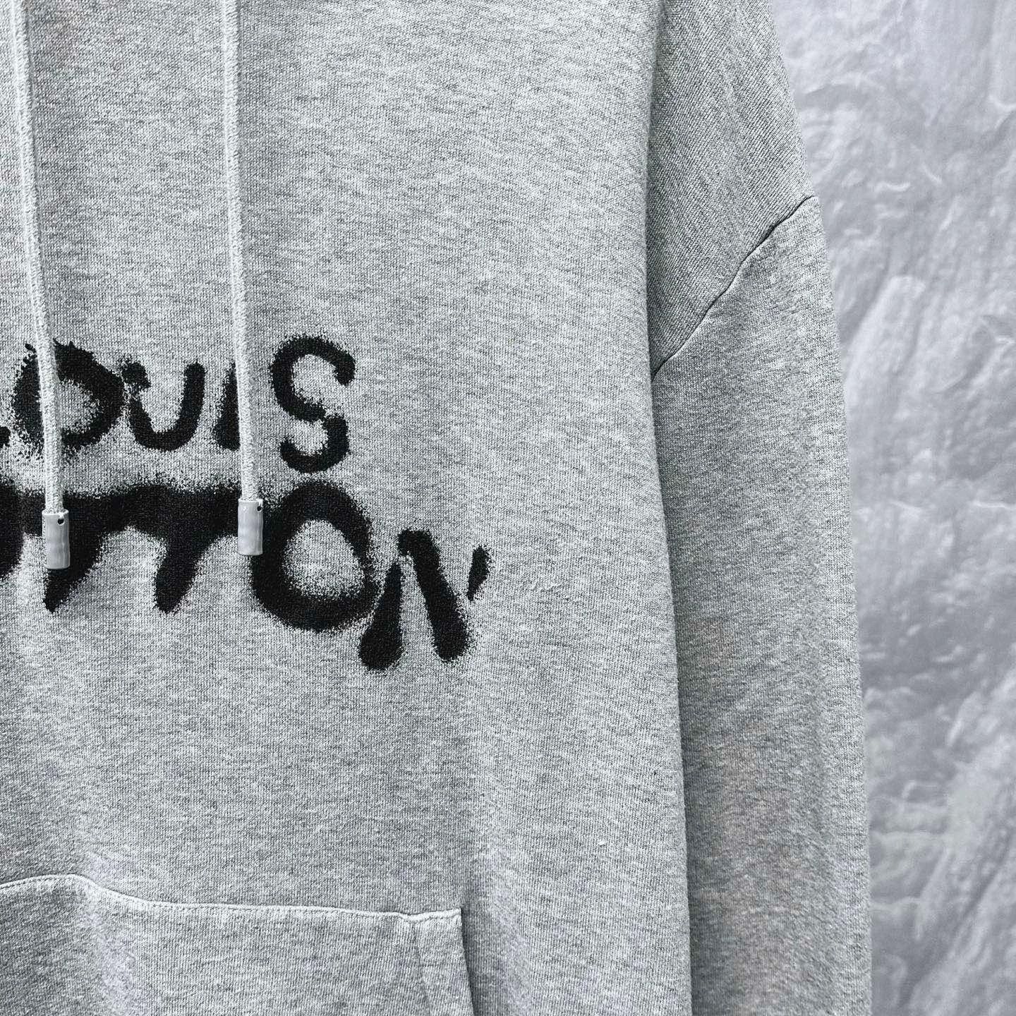 Louis Vuitton louis vuitton gray neon print hoodie Size US L / EU 52-54 / 3 - 2 Thumbnail