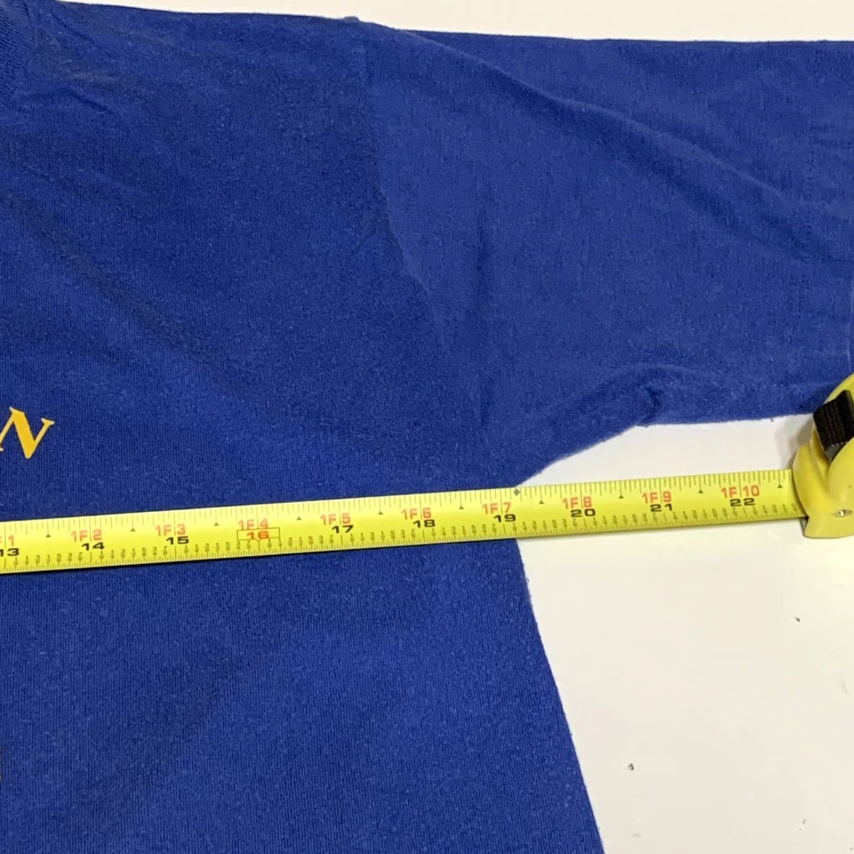 Jerzees VINTAGE Kindergarten Center T Shirt Blue Single Stitch Mens L/M Jerzees Graphic Tee 1990s Short Sleeve Cotton Blend Mens Size US M / EU 48-50 / 2 - 6 Thumbnail