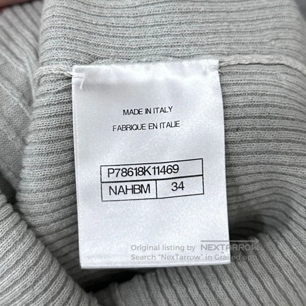 Chanel gray cashmere knit tank top by Chanel. Size XS / US 0-2 / IT 36-38 - 6 Thumbnail