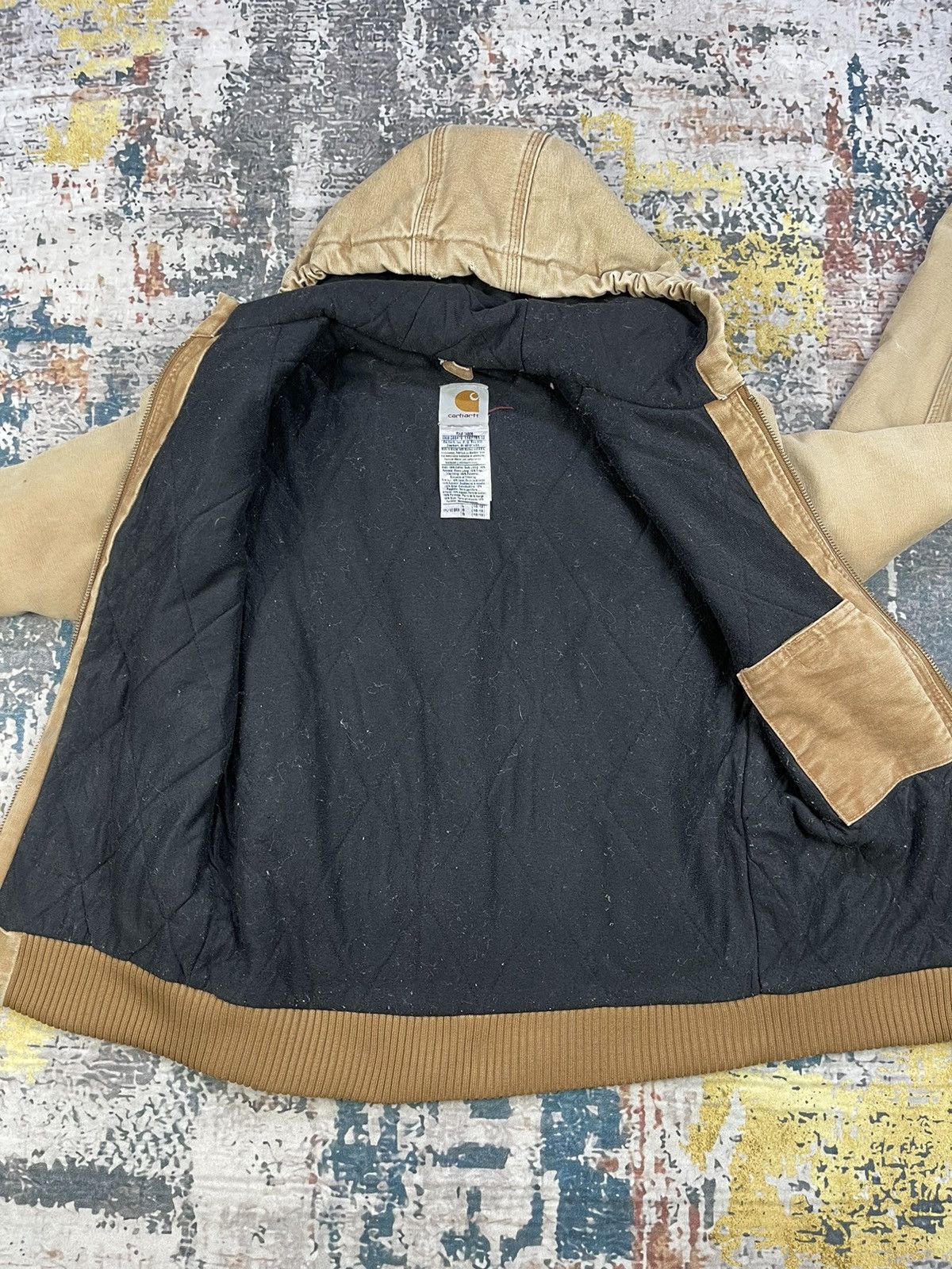 Carhartt Vtg Carhartt YYJ130 BRN Insulated Hooded Jackets Size S / US 4 / IT 40 - 12 Thumbnail
