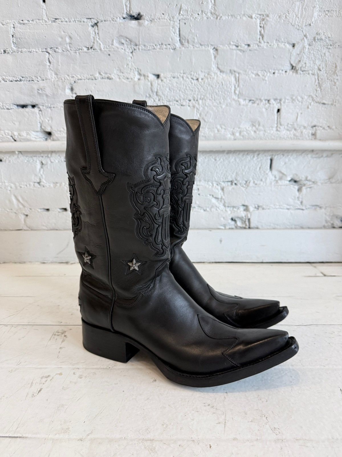 Chrome Hearts CHROME HEARTS COWBOY BOOTS Size US 10.5 / EU 43-44 - 1 Thumbnail