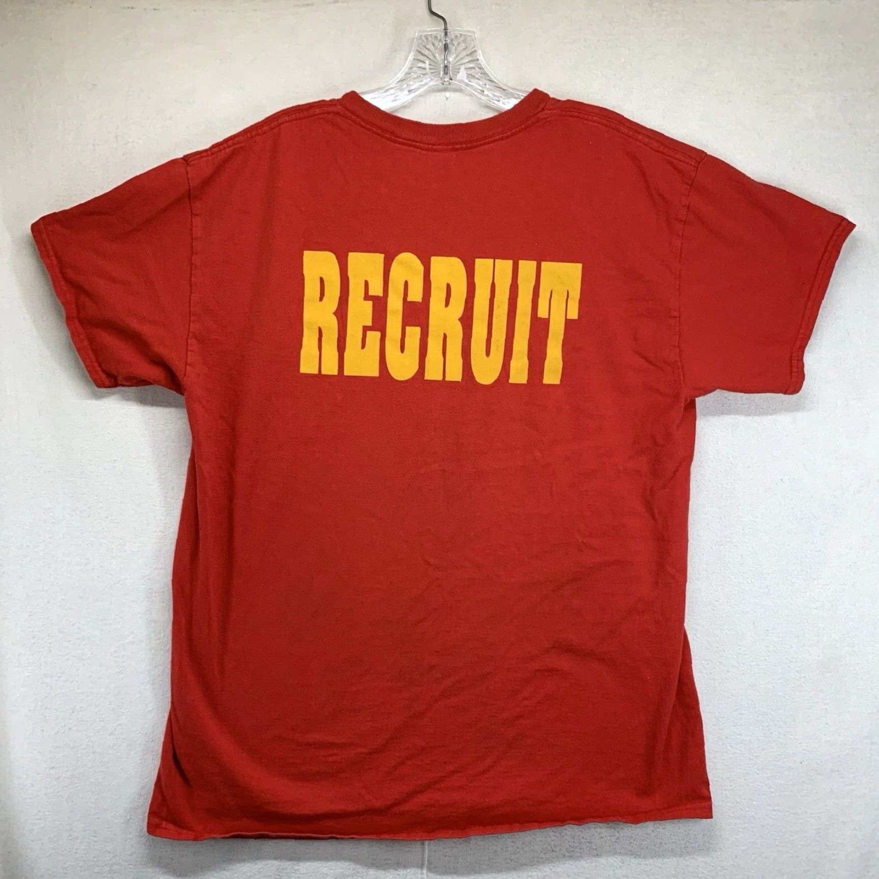 Vintage VINTAGE Firefighter T-Shirt Unisex Medium Red Fire Department 90s Firefighter Training Size US M / EU 48-50 / 2 - 3 Thumbnail