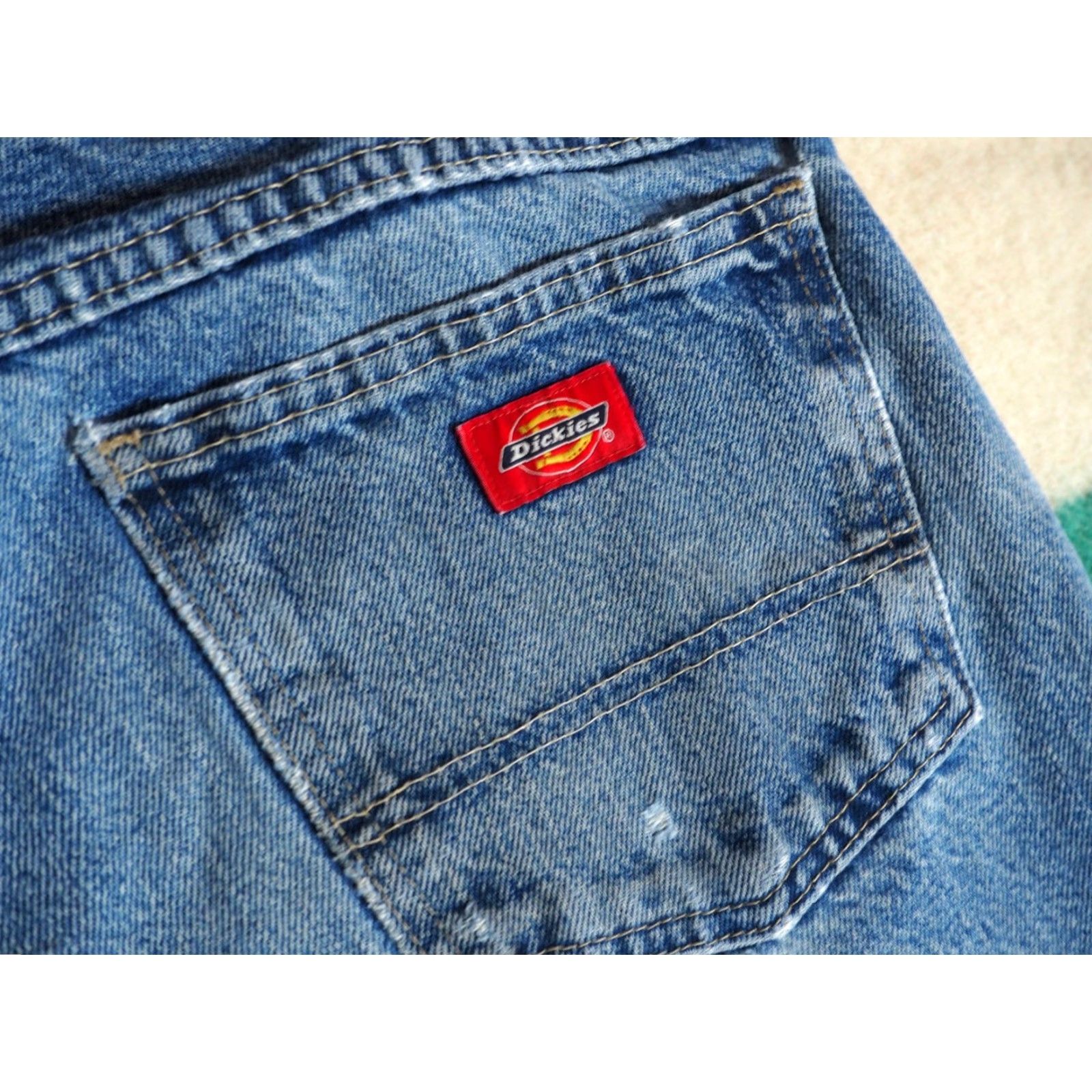Dickies VTG Dickies Jeans 36x36 Blue Denim Mens Size US 36 / EU 52 - 5 Thumbnail