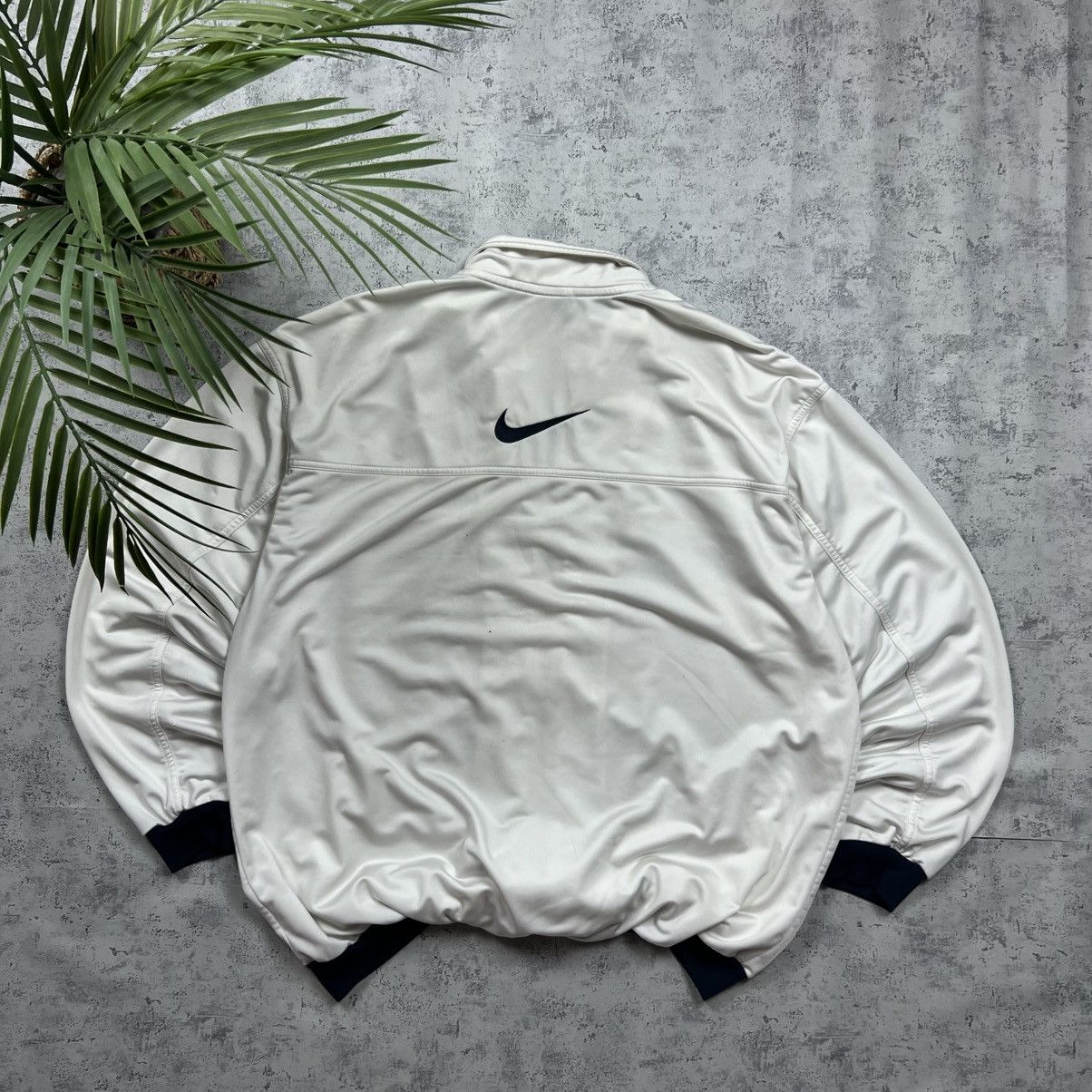 Nike 00s NIKE DOUBLE SWOOSH VINTAGE OVERSIZED TRACK RETRO JACKET Size US XL / EU 56 / 4 - 2 Thumbnail