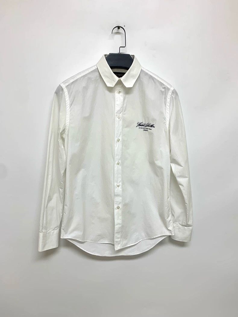 Louis Vuitton Louis Vuitton White long-sleeved shirt Size US XS / EU 42 / 0 - 1 Thumbnail
