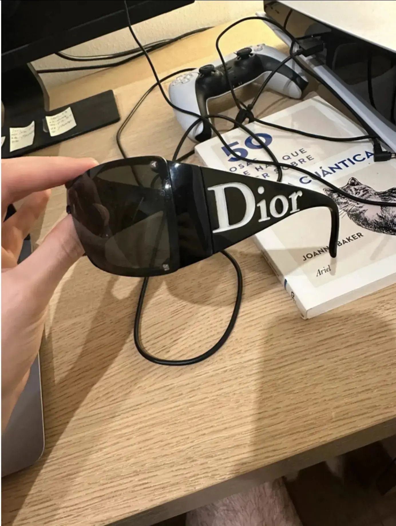 Dior DIOR Sunglasses OVERSHINE 1 Mask Ski Wrap Shield Vintage Size ONE SIZE - 1 Thumbnail