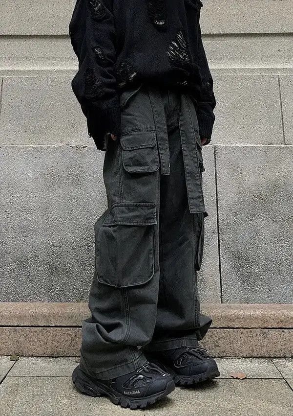 Other Multi pocket utility grunge cargo pants Size US 30 / EU 46 - 1 Thumbnail
