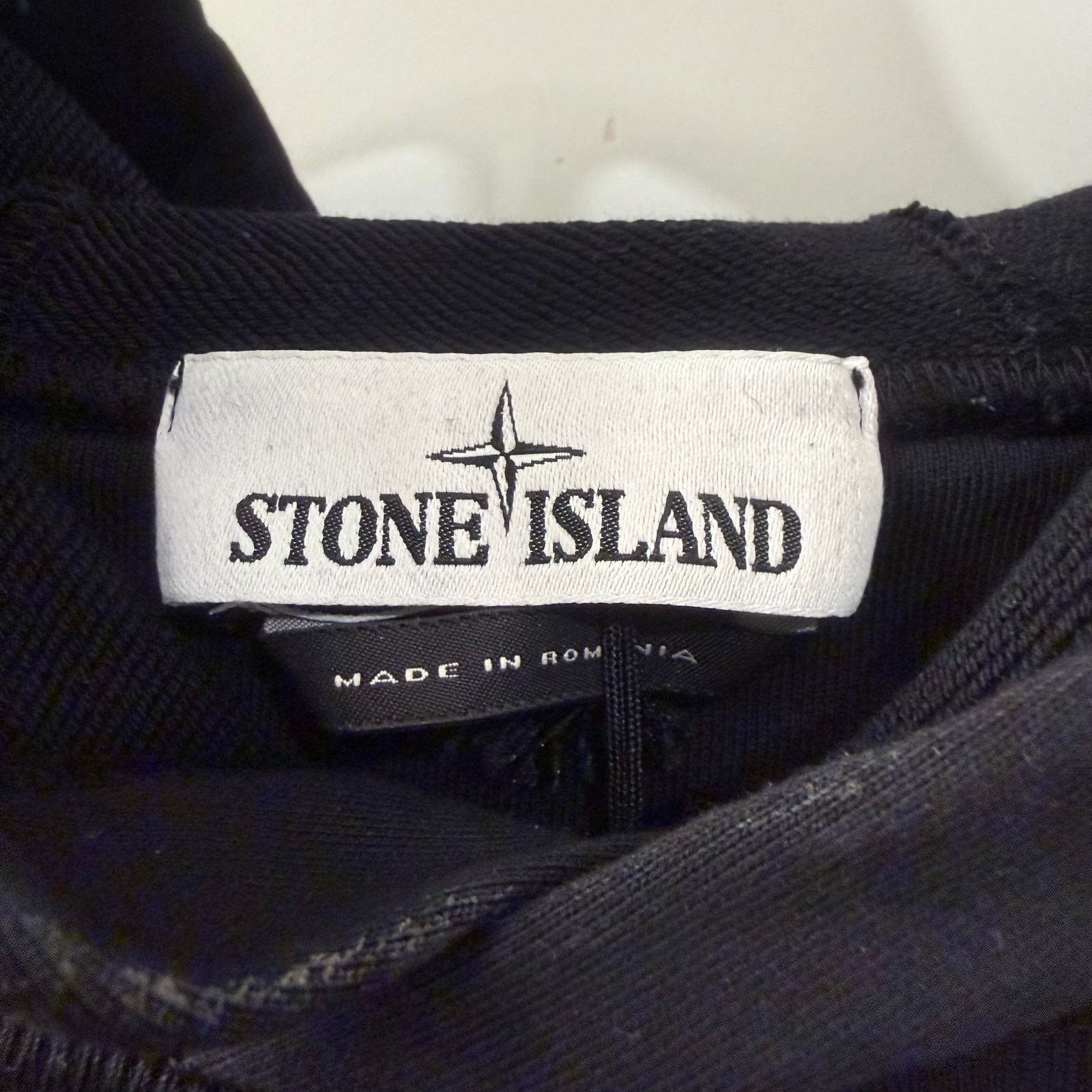Stone Island NWT Stone Island Logo Patch Cotton Hoodie Black L Size US L / EU 52-54 / 3 - 5 Thumbnail