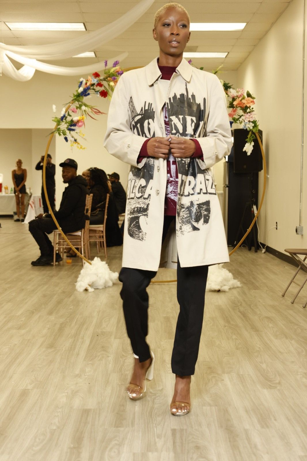 Vintage Custom Alcatraz Up-Cycled Long Coat Size US M / EU 48-50 / 2 - 5 Thumbnail