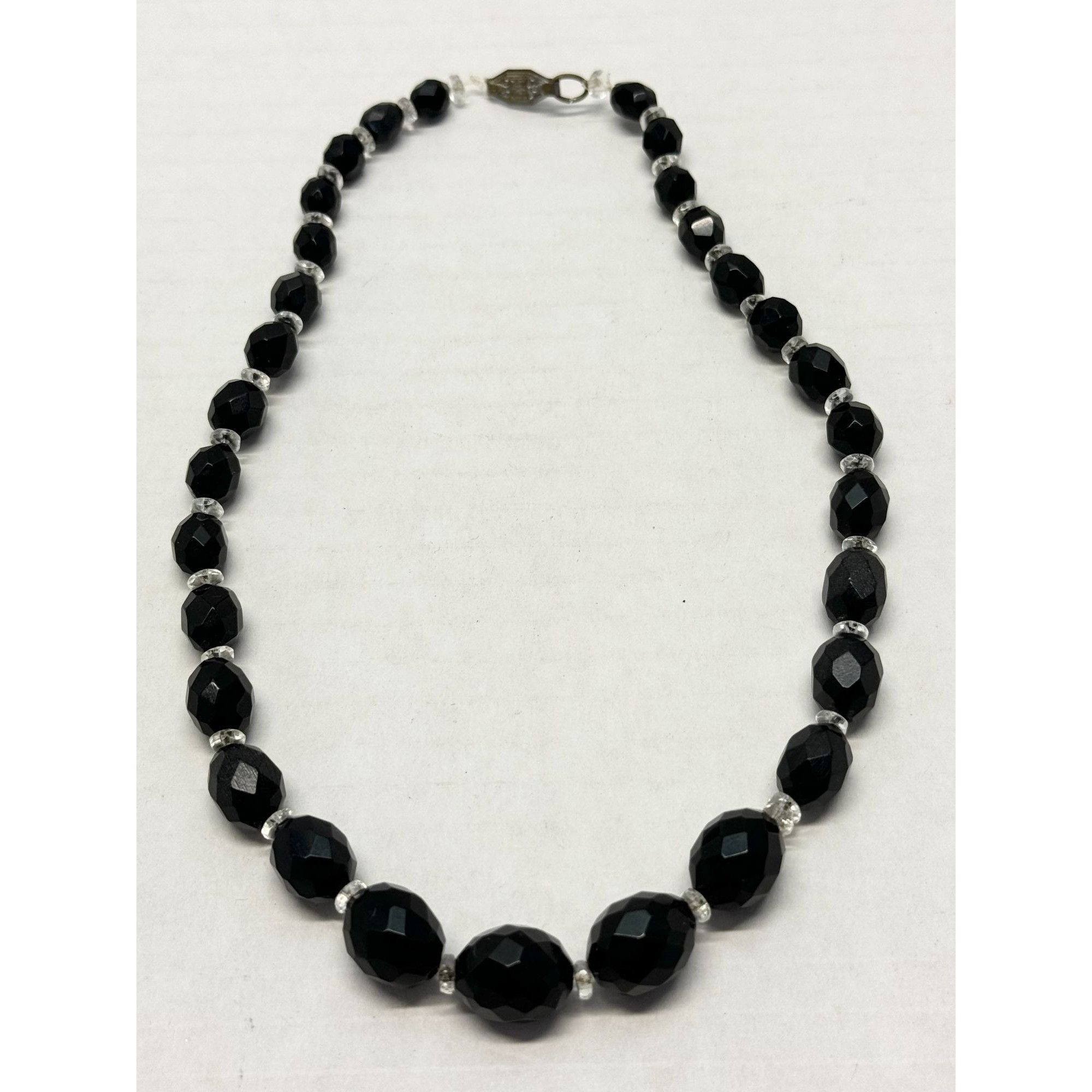 Vintage Art deco estate glass beaded necklace Size ONE SIZE - 1 Thumbnail