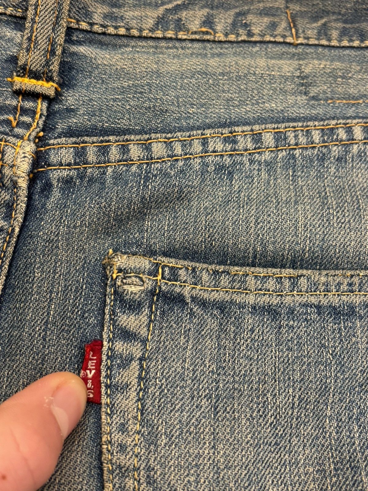 Levi's True Vintage 1950s Levis 701s Size US 31 - 3 Thumbnail