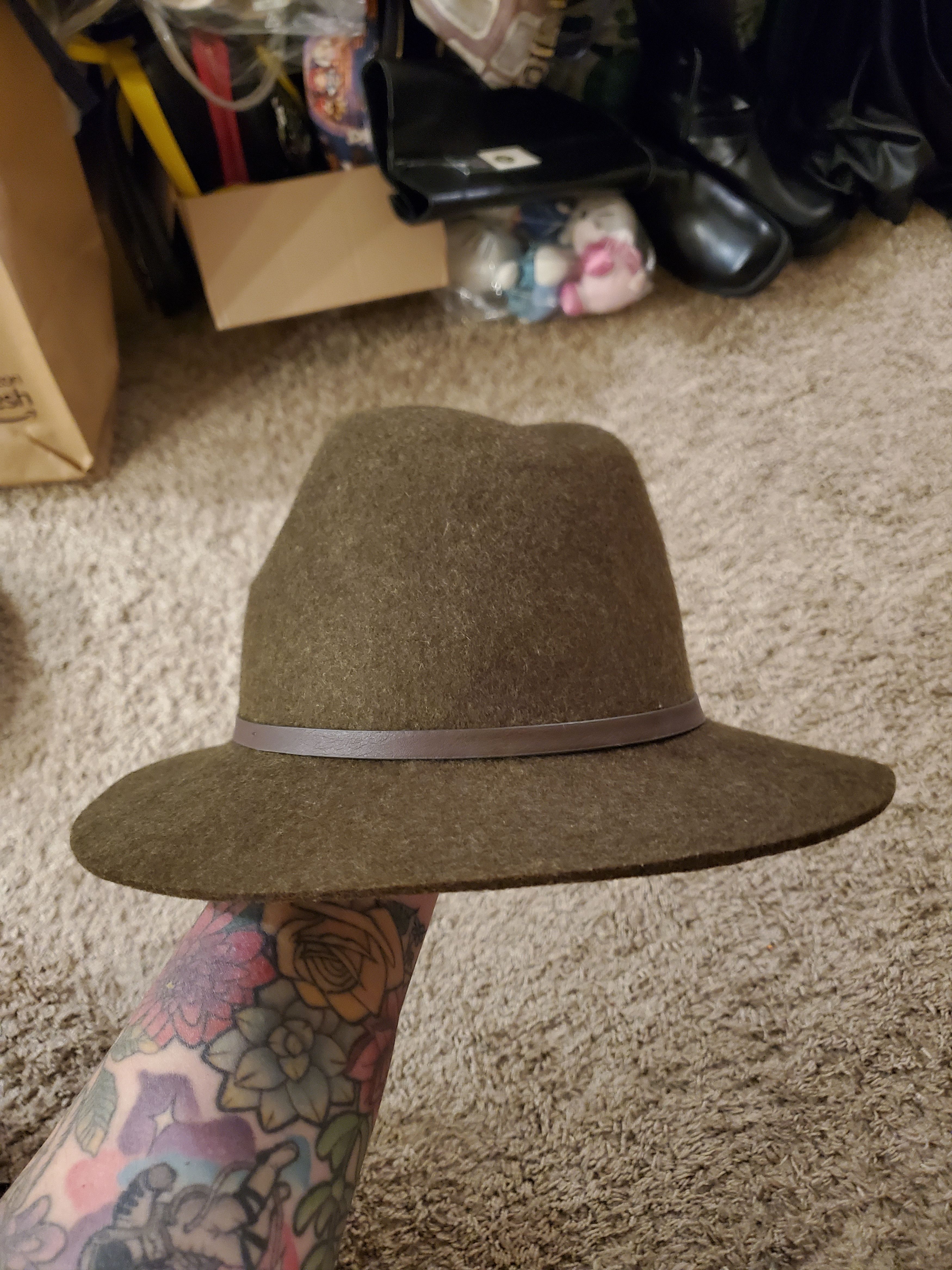 Banana Republic Green Banana Republic Fedora Size ONE SIZE - 5 Thumbnail