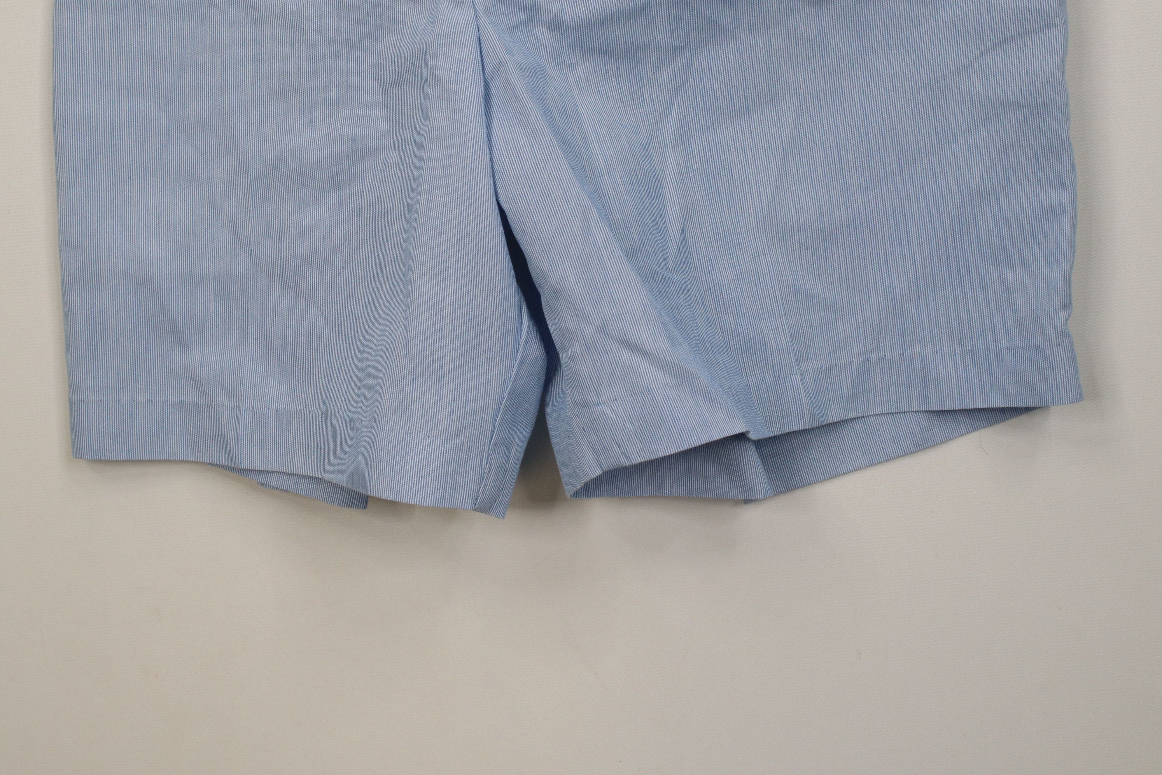 Vintage Vintage 70s Streetwear Above Chino Shorts Blue USA Elastic Size US 32 / EU 48 - 4 Thumbnail