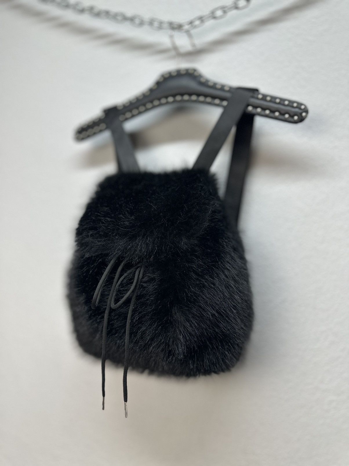 Other VINTAGE FUR BAG BALENCIAGA STYLE YETI FUR RICK OWENS STYLE Size ONE SIZE - 4 Thumbnail