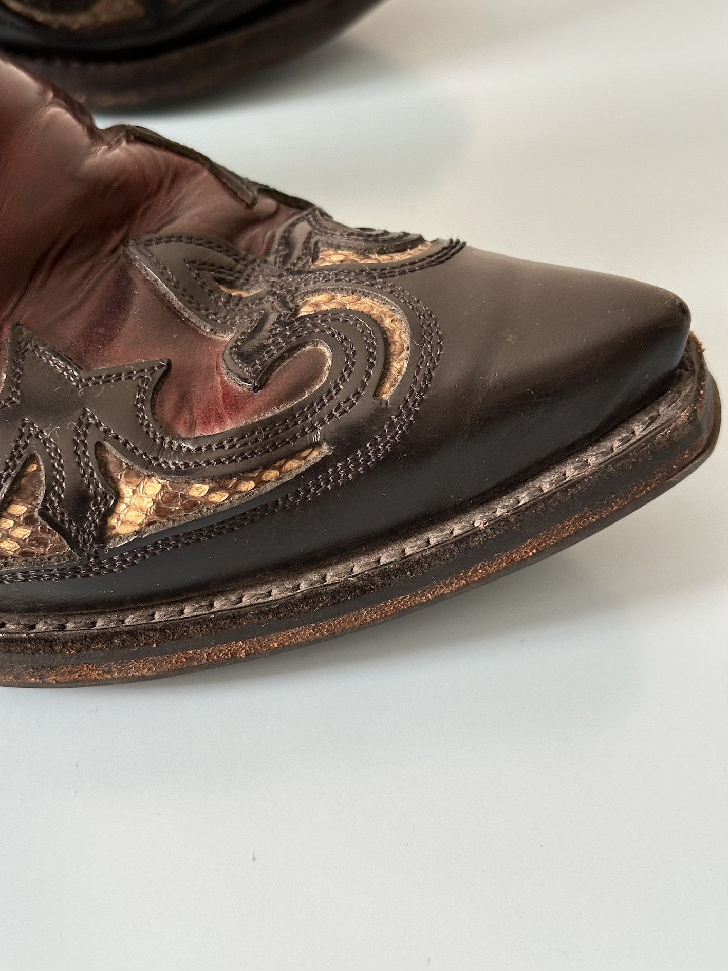 Sendra Sendra Cuban Heel Cowboy Boots - UK7/EU40 leather & python Size US 7 / EU 40 - 18 Thumbnail