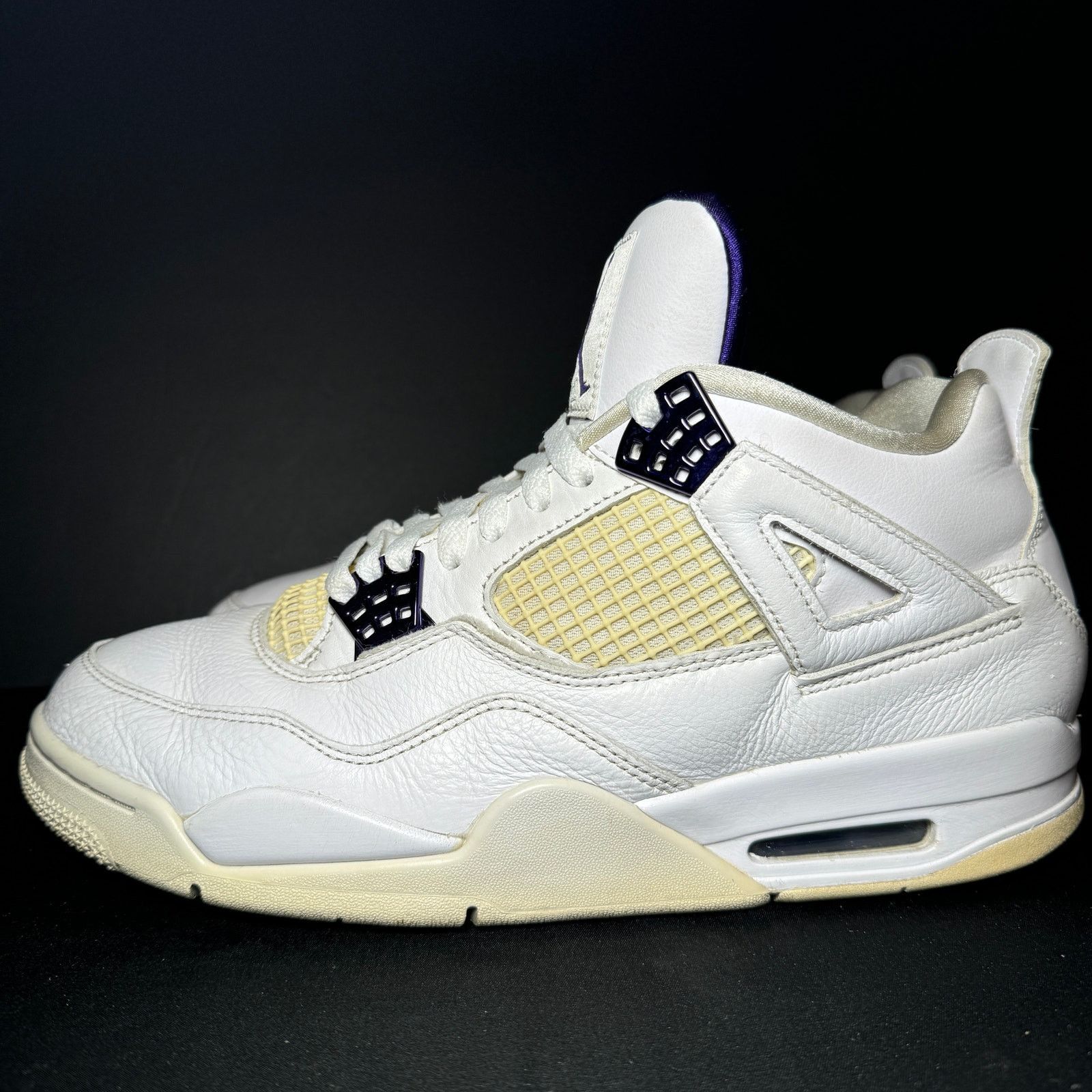 Jordan Brand × Nike Size 10.5 - Air Jordan 4 Retro Purple Metallic Men's Shoes Size US 10.5 / EU 43-44 - 10 Thumbnail