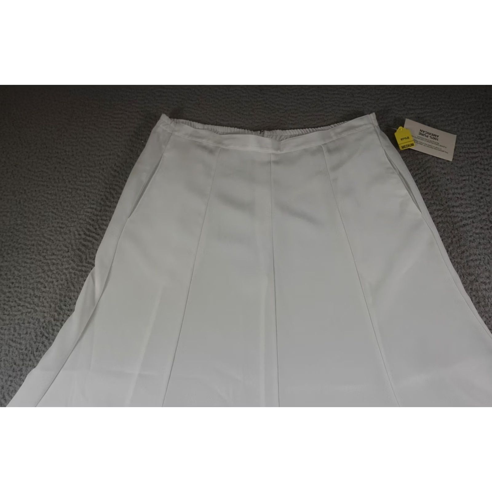 Vintage VINTAGE 1849 Authentic Ranchwear Skirt Womens Medium White Western Cowgirl 90s Size 32" / US 10 / IT 46 - 2 Thumbnail