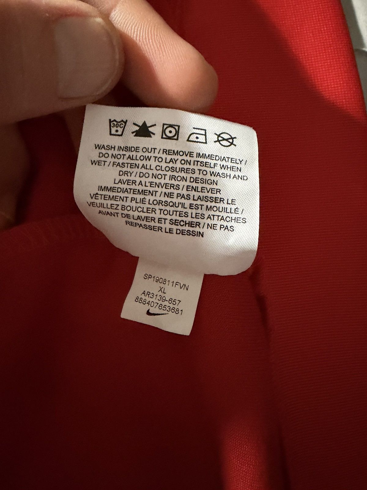 Nike Nike Warm Up Jacket Worn Once Size US XL / EU 56 / 4 - 5 Thumbnail