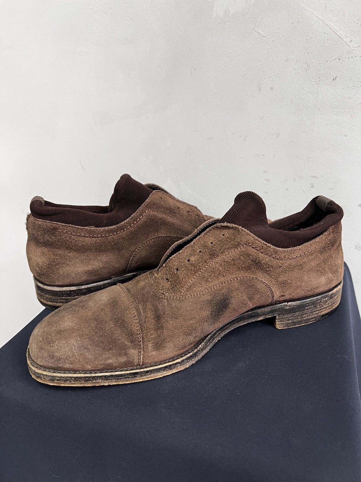 Paciotti Paciotti Brown Guidi style boots suede Leather 90s Size US 8.5 / EU 41-42 - 9 Thumbnail