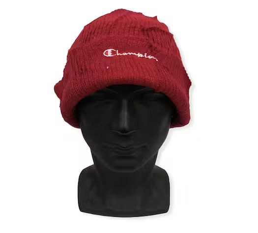 image of Vintage Champion Small Logo Beanie Hat, Men's
