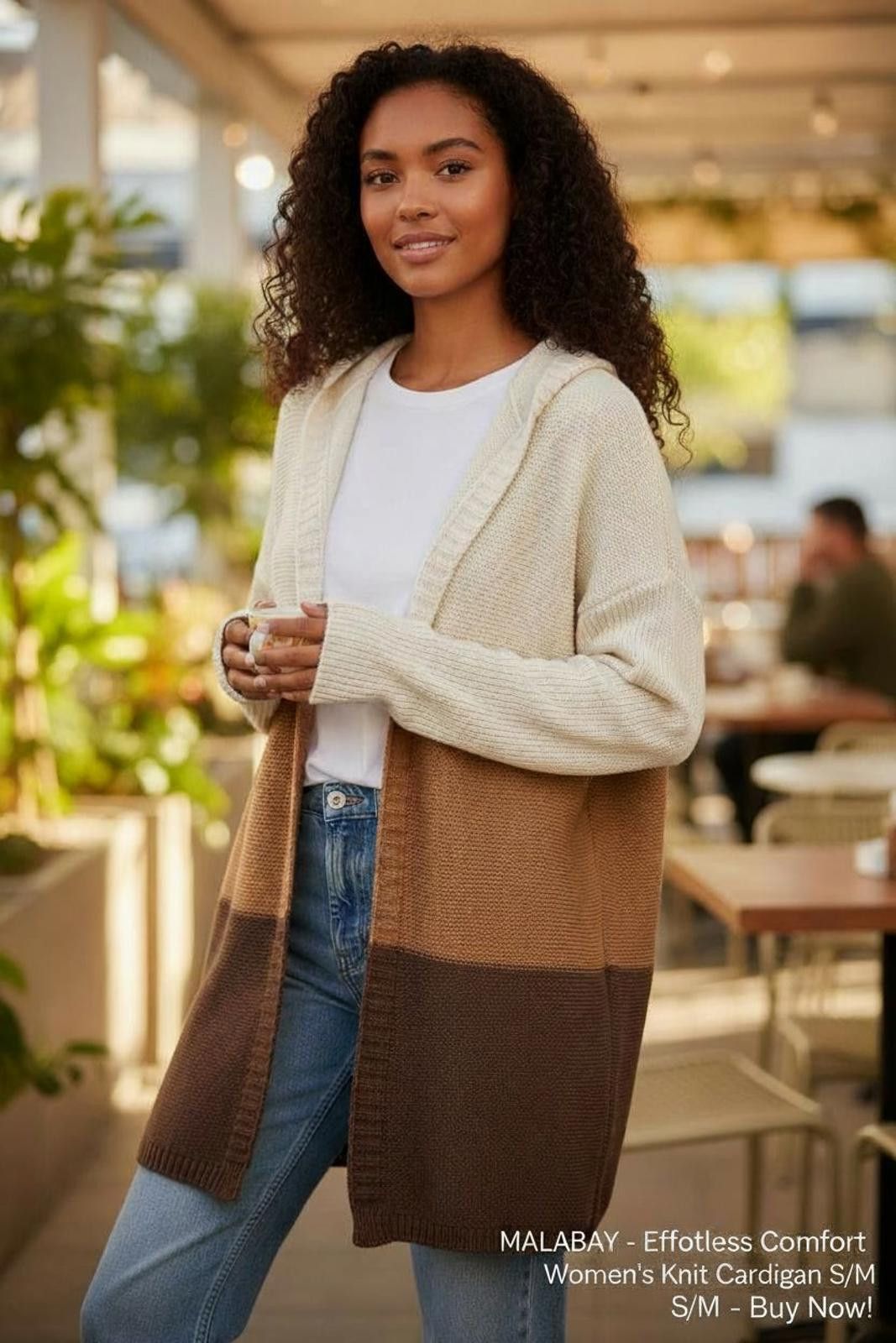 Other Malabay Women's Knit Cardigan Size S/M Size M / US 6-8 / IT 42-44 - 2 Thumbnail