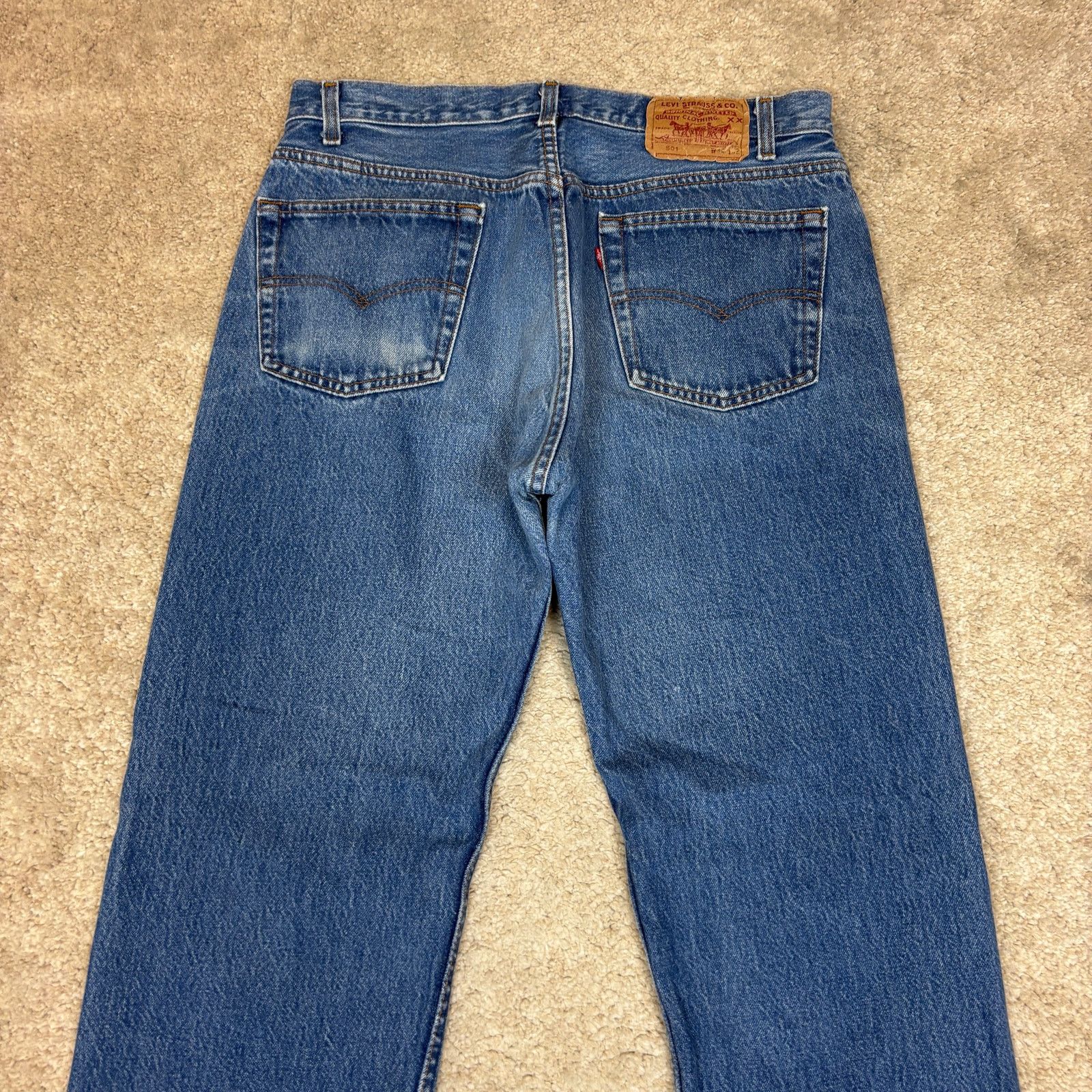 Levi's × Vintage Vintage 80s Levi's 501 Made in USA Jeans 34x32 (32x31) Size US 34 / EU 50 - 2 Thumbnail