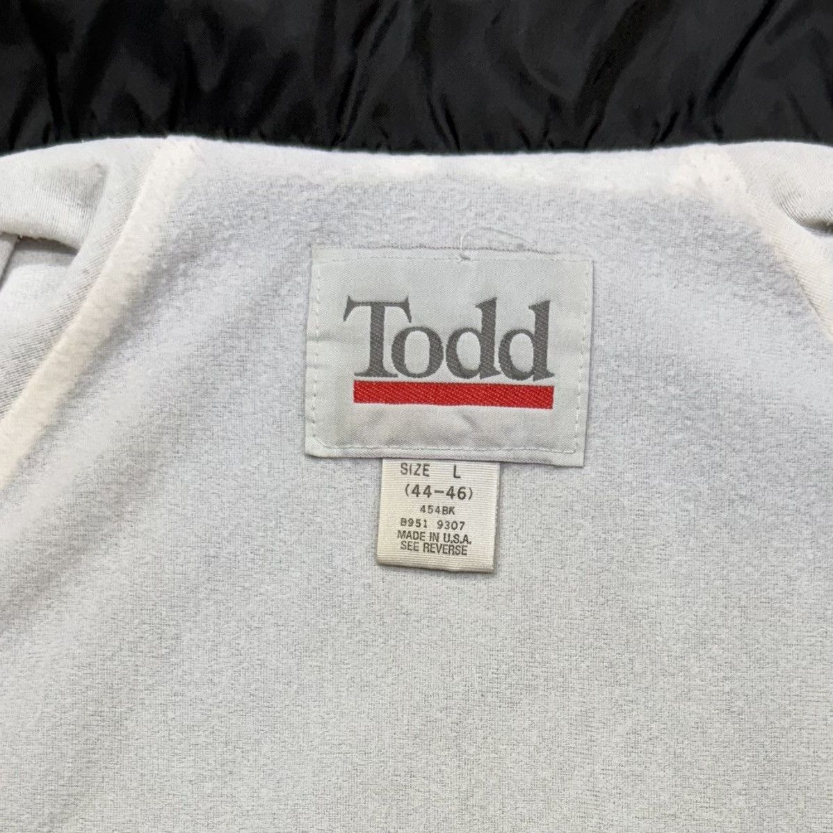 Vintage Todd Vintage Racing Jacket Bomber USA Made 90s Grunge Size US L / EU 52-54 / 3 - 7 Thumbnail