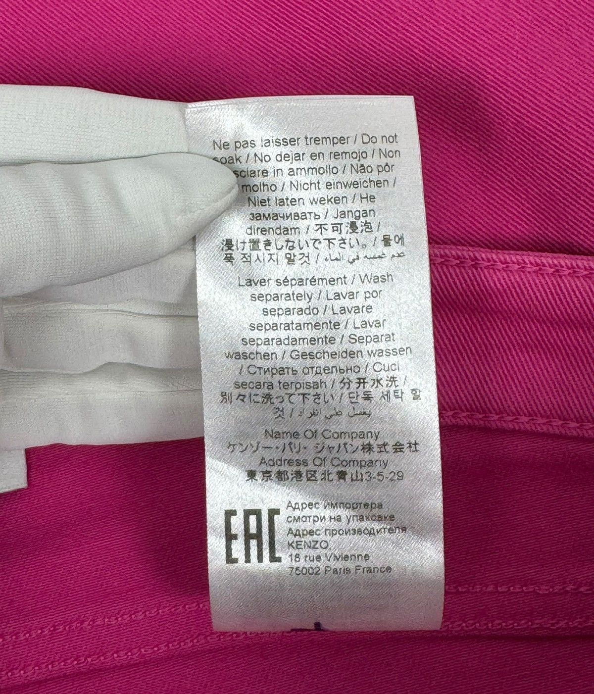 Kenzo Kenzo Paris Pink Jeans Embroidered Logo Slim size 38 Size 26" / US 2 / IT 38 - 16 Thumbnail