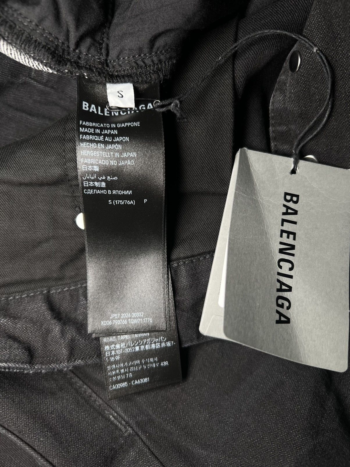 Balenciaga Balenciaga FW24 Black Fifty Fifty Jeans Size US 30 / EU 46 - 10 Thumbnail