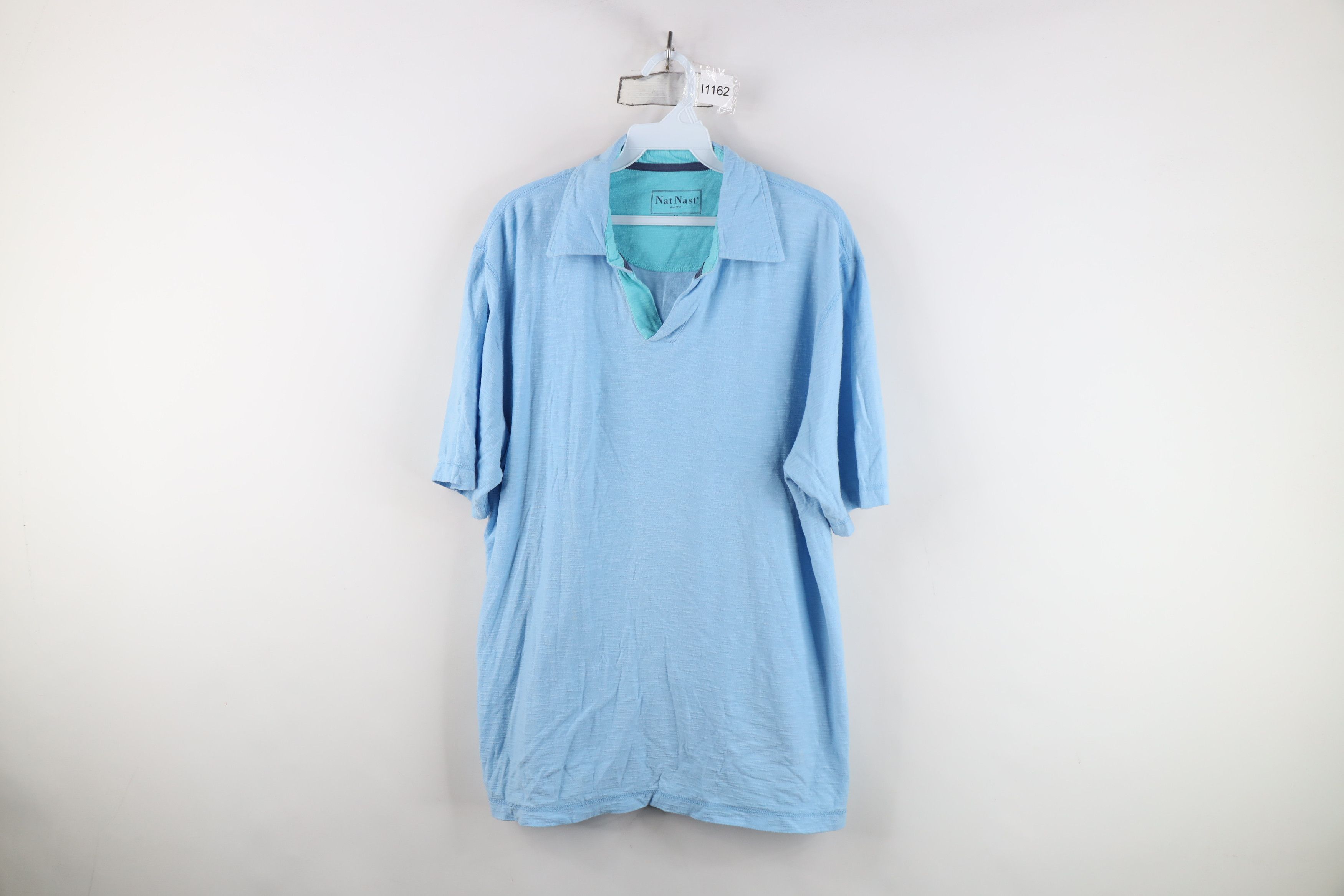 Nat Nast Nat Nast Luxury Originals Cotton Jersey Knit Polo Blue Size US M / EU 48-50 / 2 - 1 Thumbnail