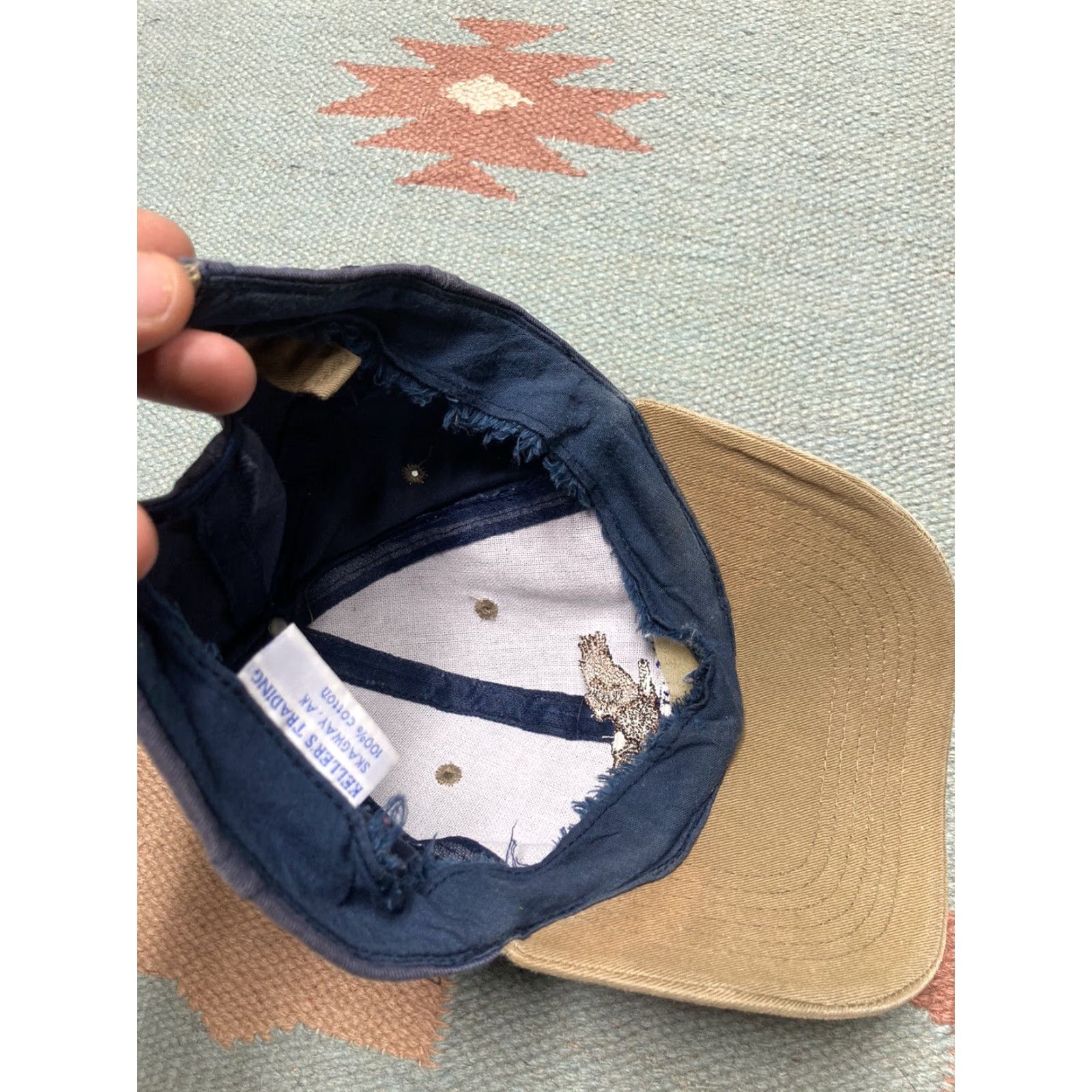 Vintage VINTAGE Alaska eagle hat strapback cap shallow cotton Skagway 90s y2k animal Men Adjustable Blue Cap Mens Size ONE SIZE - 7 Thumbnail