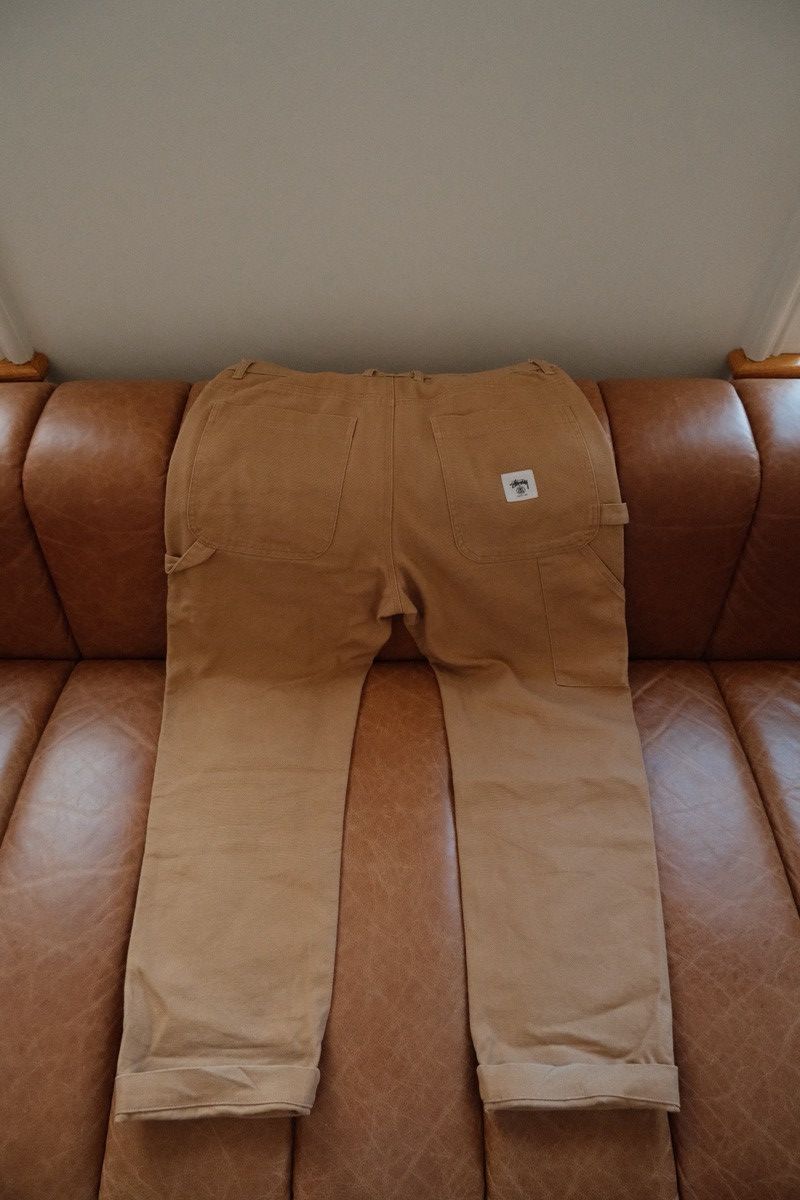 Stussy Beige Canvas Double Knee Pants Size US 34 / EU 50 - 8 Thumbnail